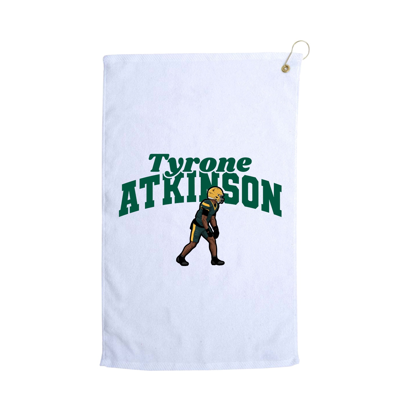 Golf Towel — Signature Arch in White