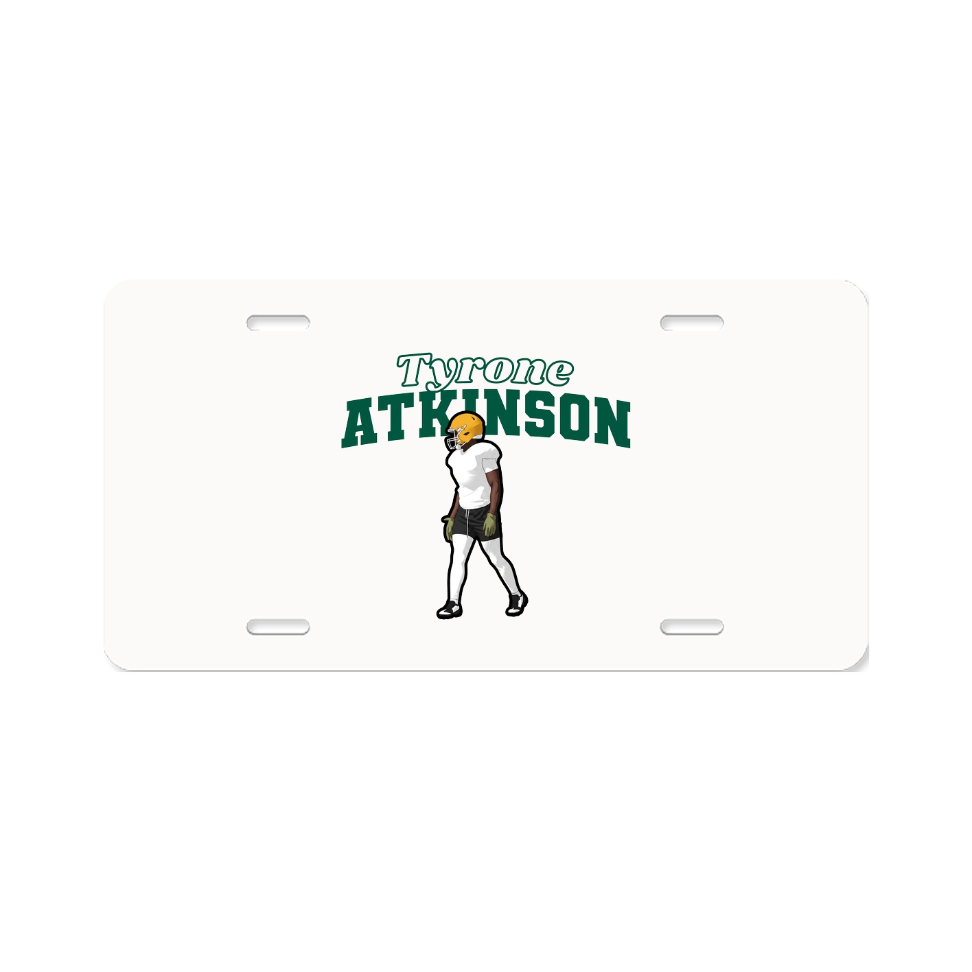 License Plate — Name Arch in Classic