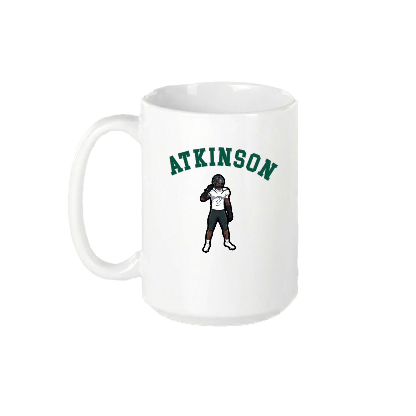 15oz Coffee Mug — Shirsey Arch in White