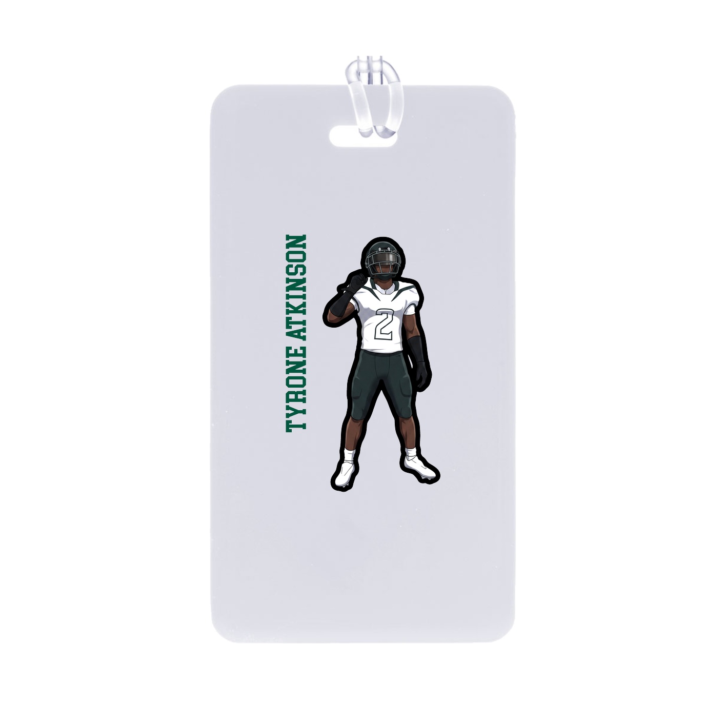 Bag Tag — Name Vertical in Classic