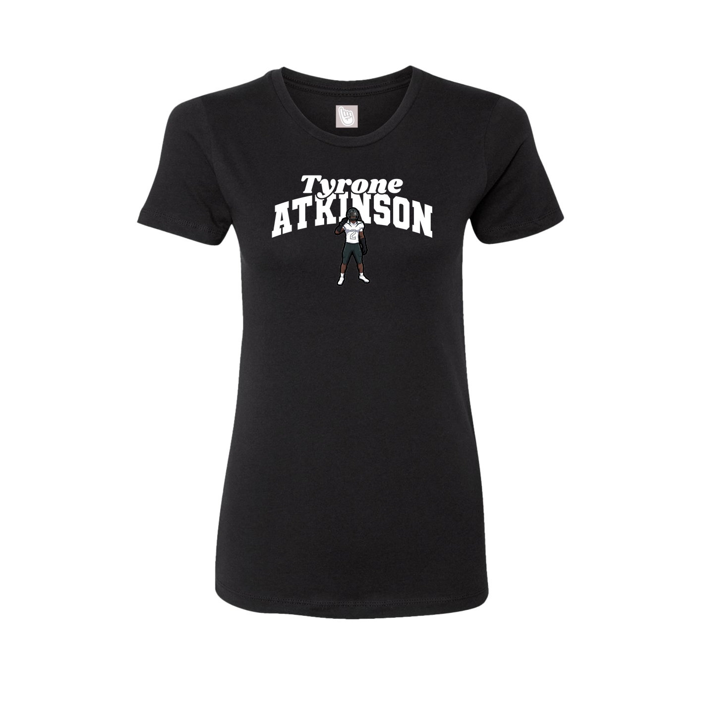 Womens Tee — Signature Arch in Black