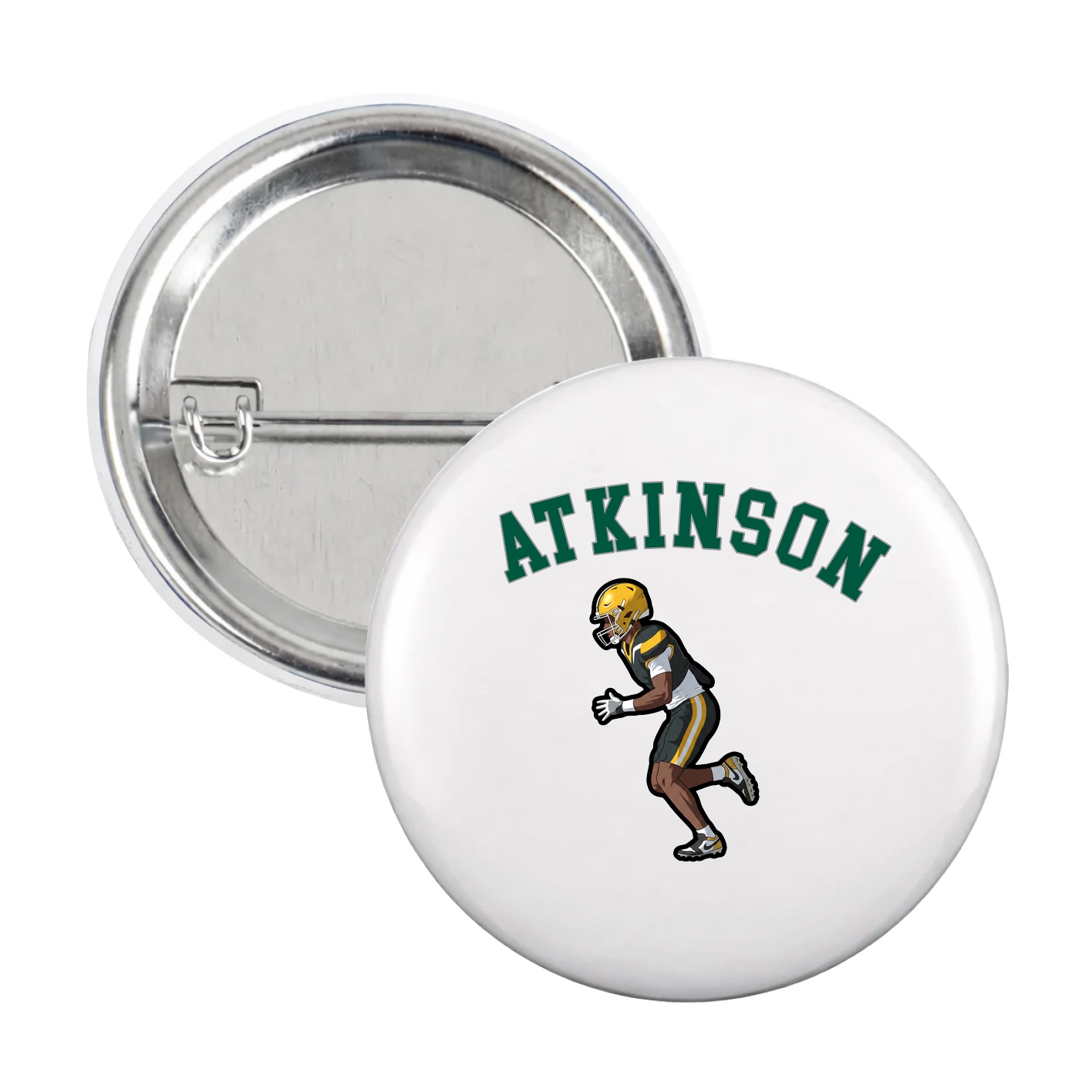 Game Day Button — Shirsey Arch in White