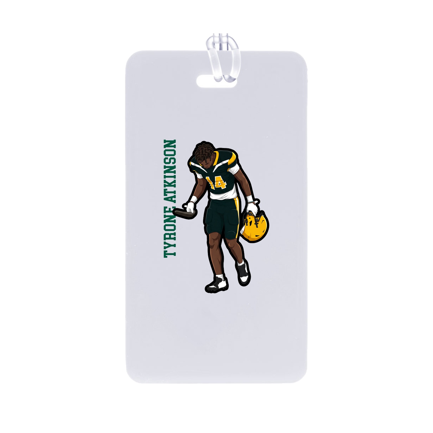 Bag Tag — Name Vertical in Classic