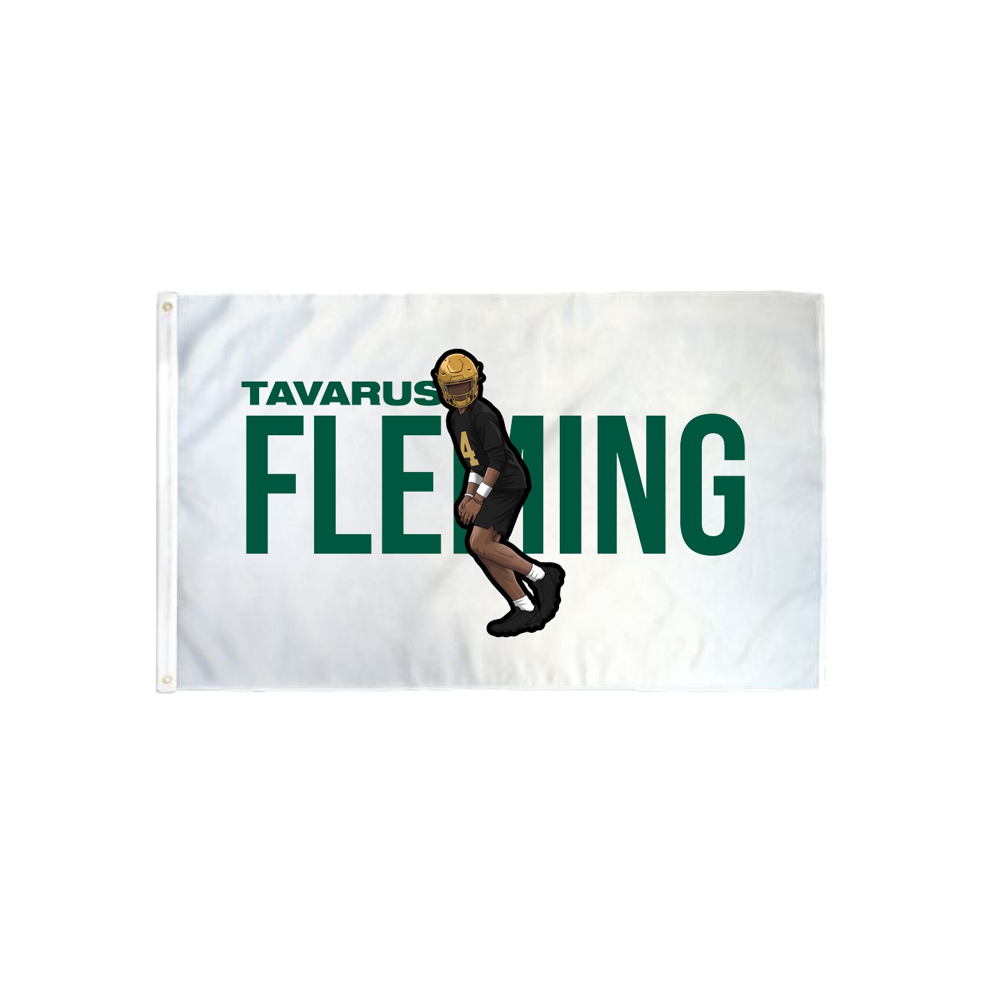3x5 Flag — Player Name in Classic