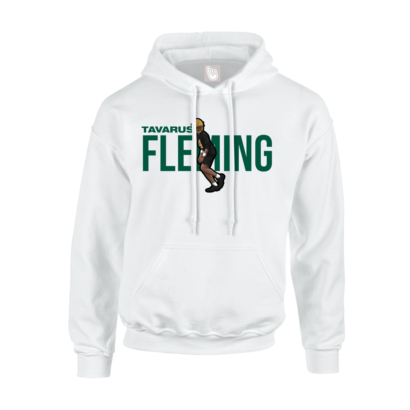 Hoodie — Player Name in White