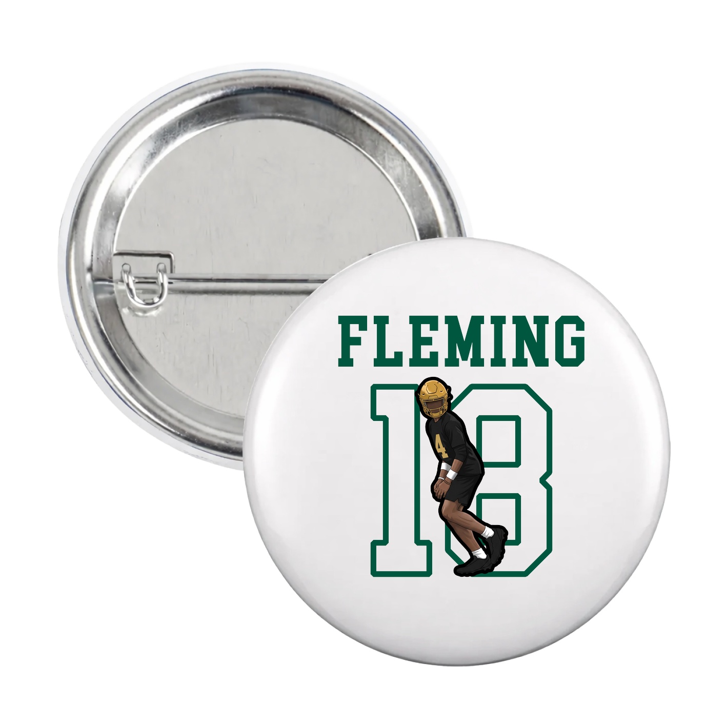 Game Day Button — Shirsey in White