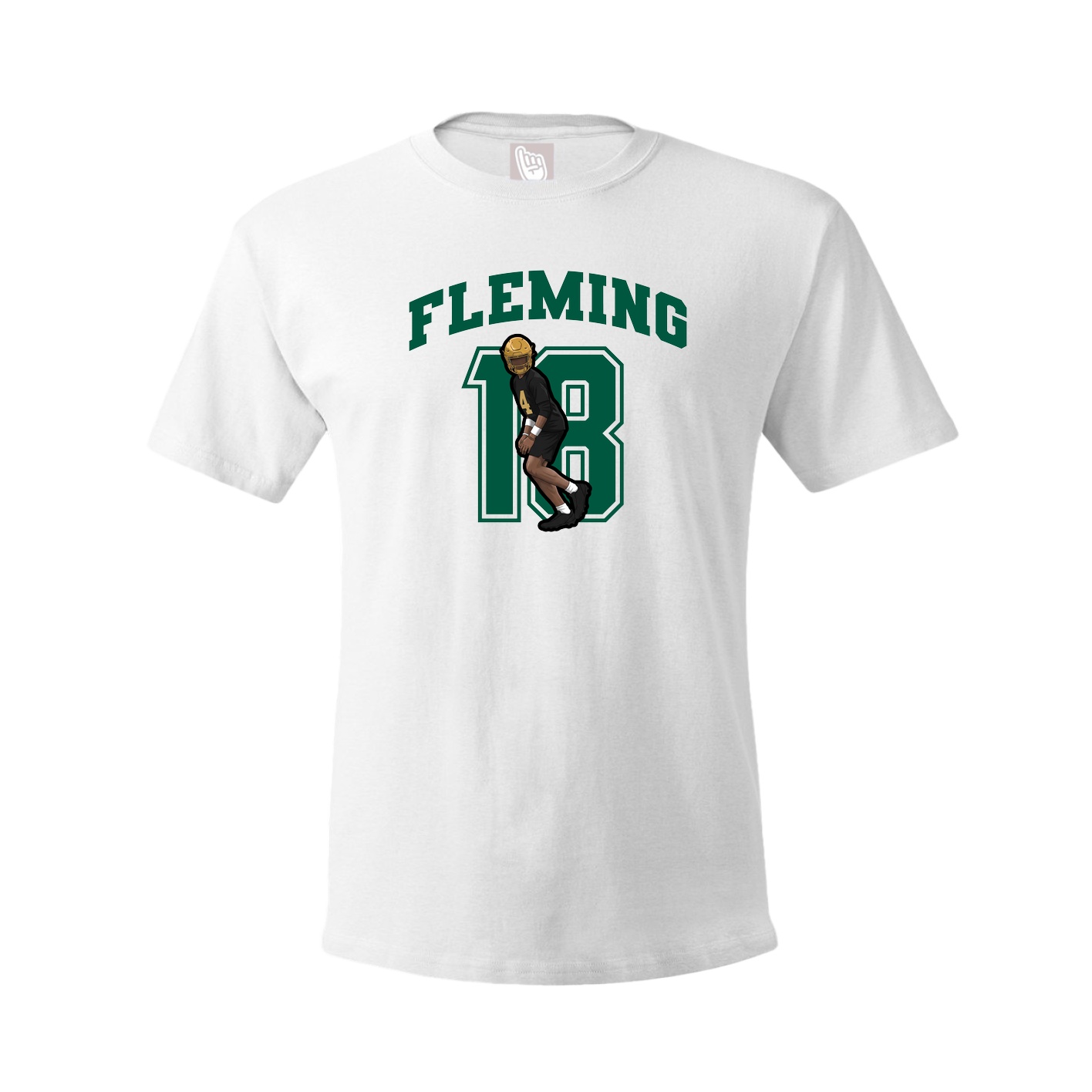 Tee — Number in White
