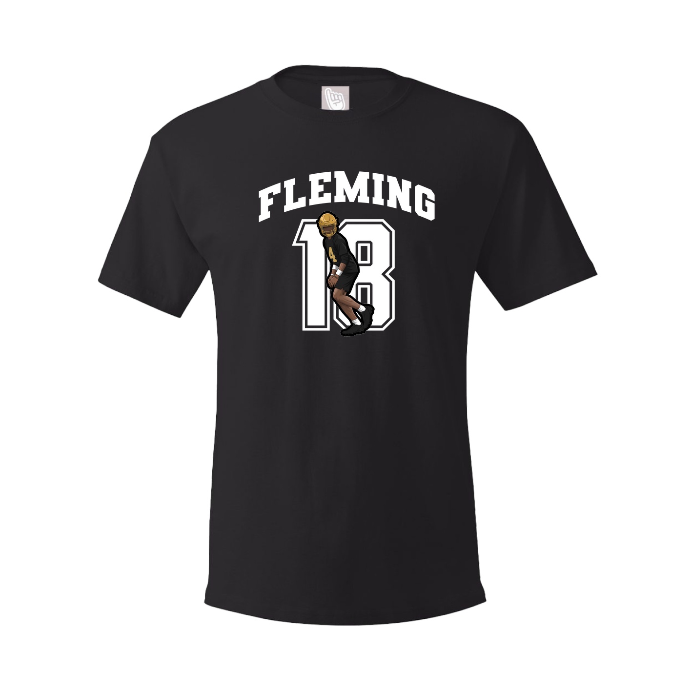 Youth Tee — Number in Black