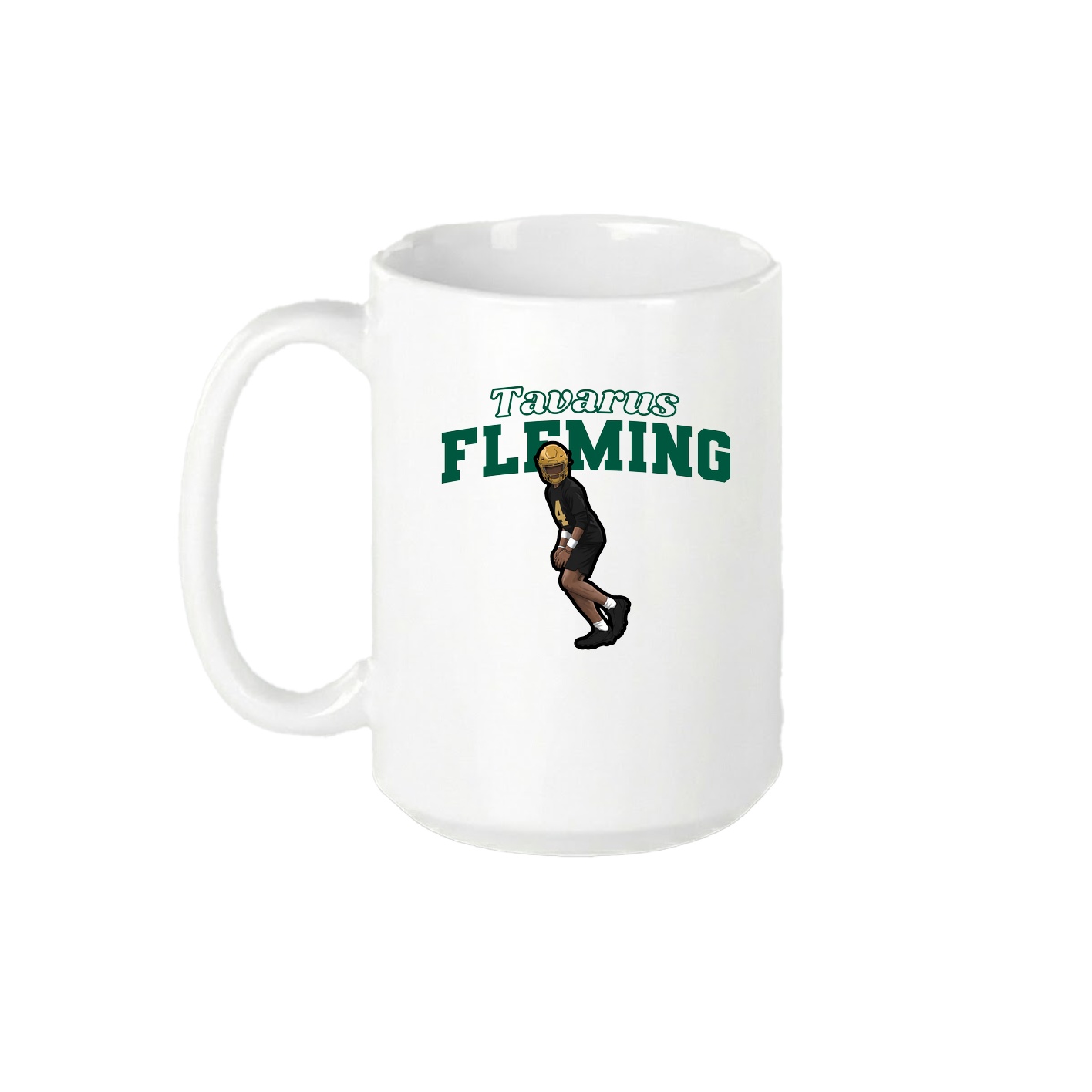 15oz Coffee Mug — Name Arch in White
