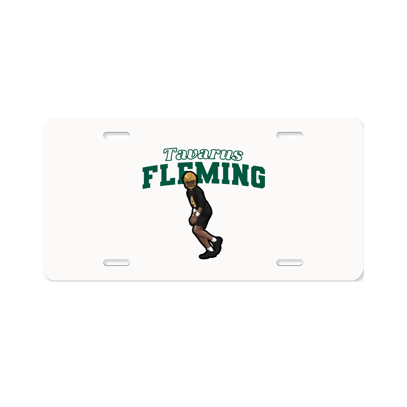 License Plate — Name Arch in Classic