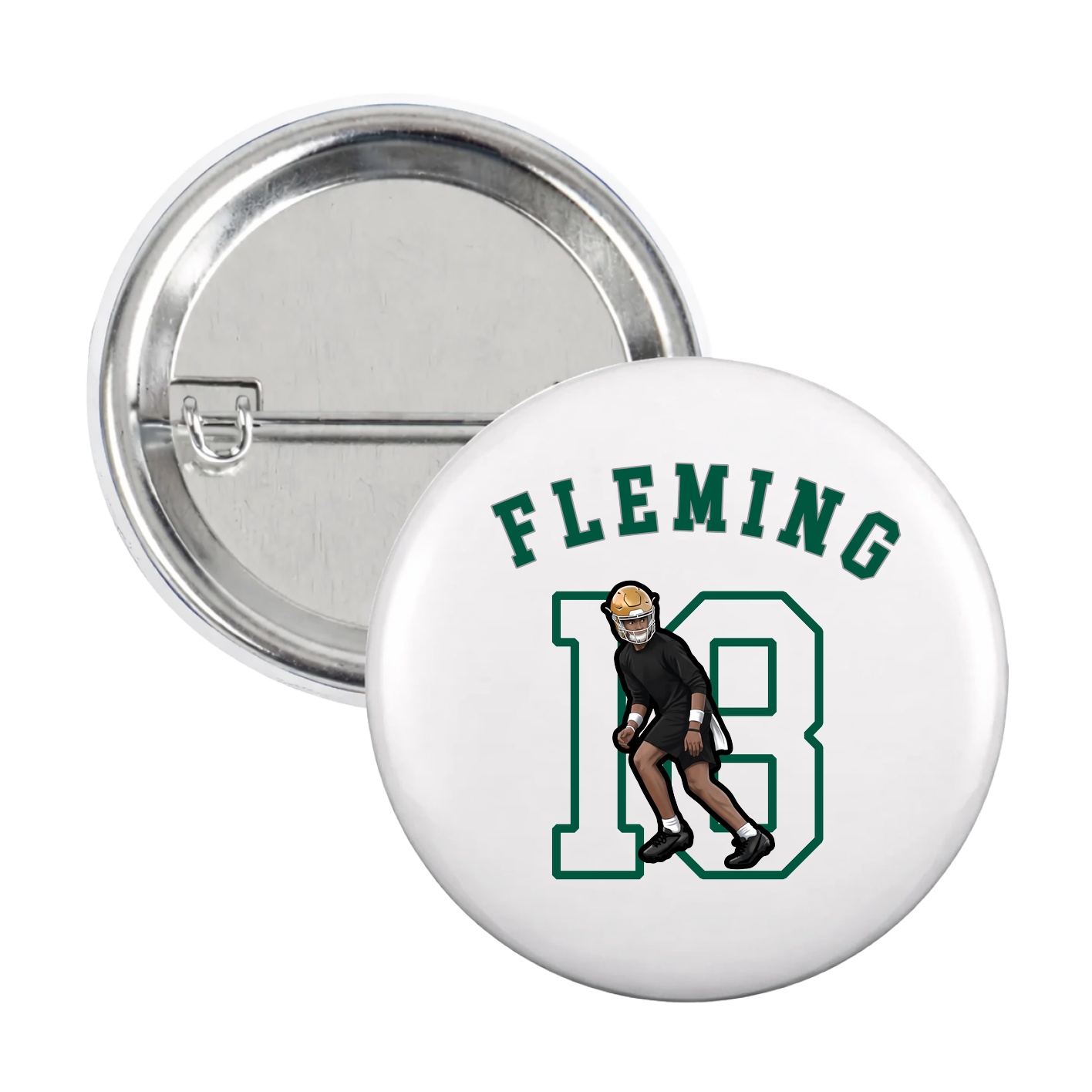 Game Day Button — Shirsey Arch in White