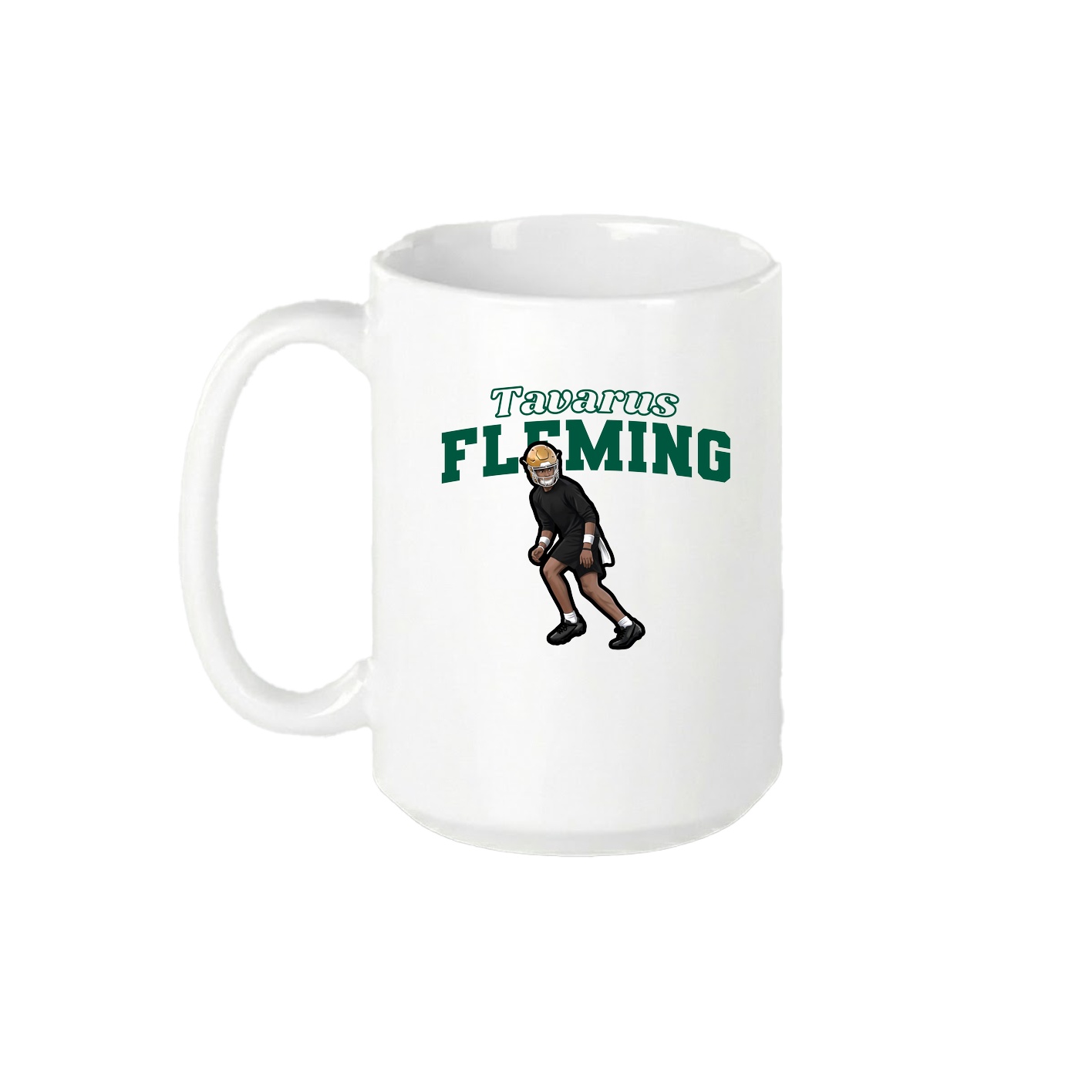 15oz Coffee Mug — Name Arch in White