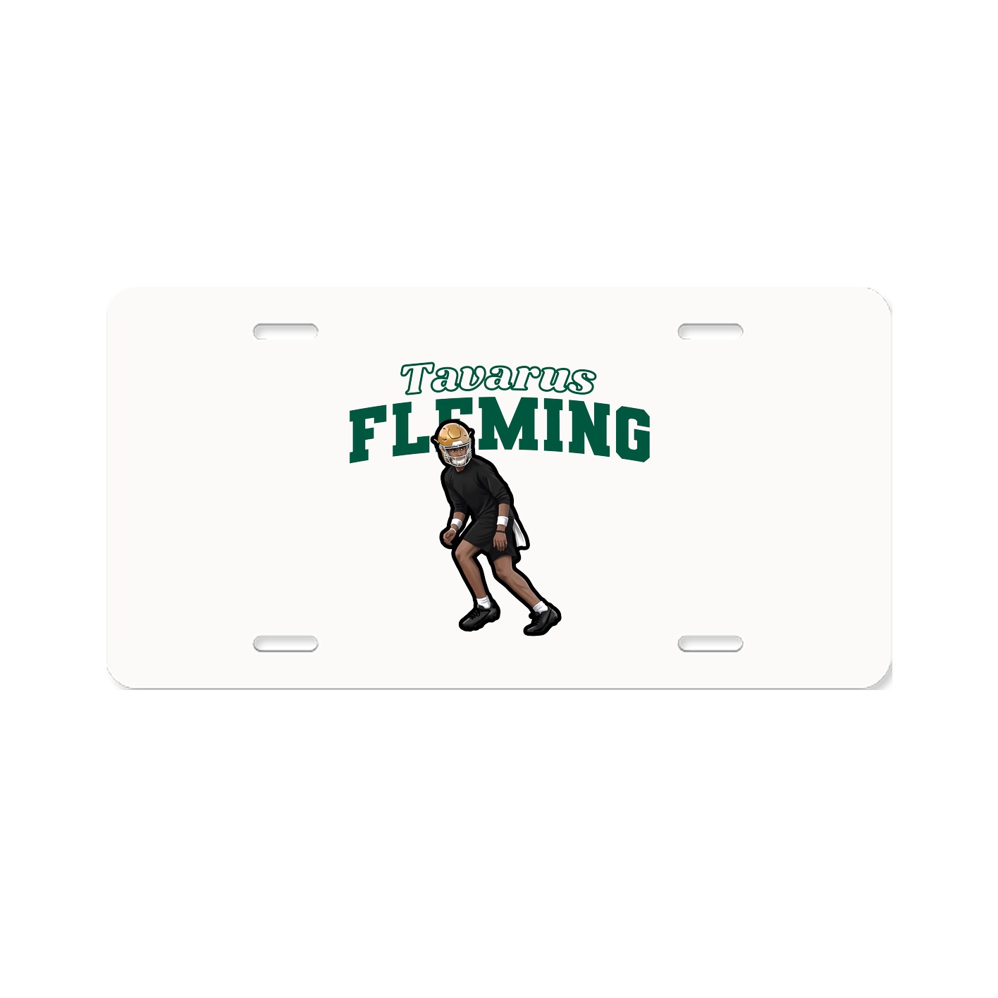 License Plate — Name Arch in Classic