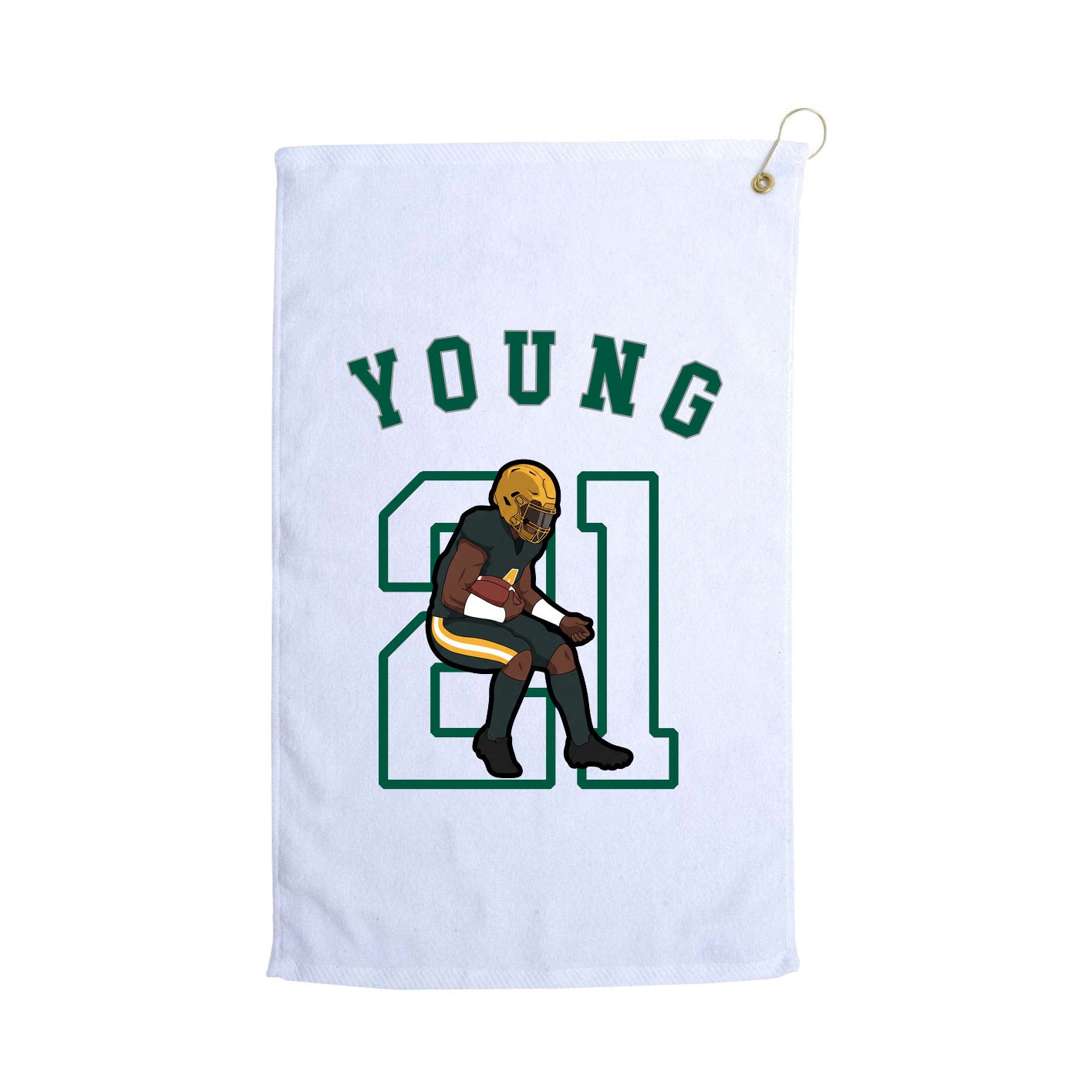 Golf Towel — Shirsey Arch in White