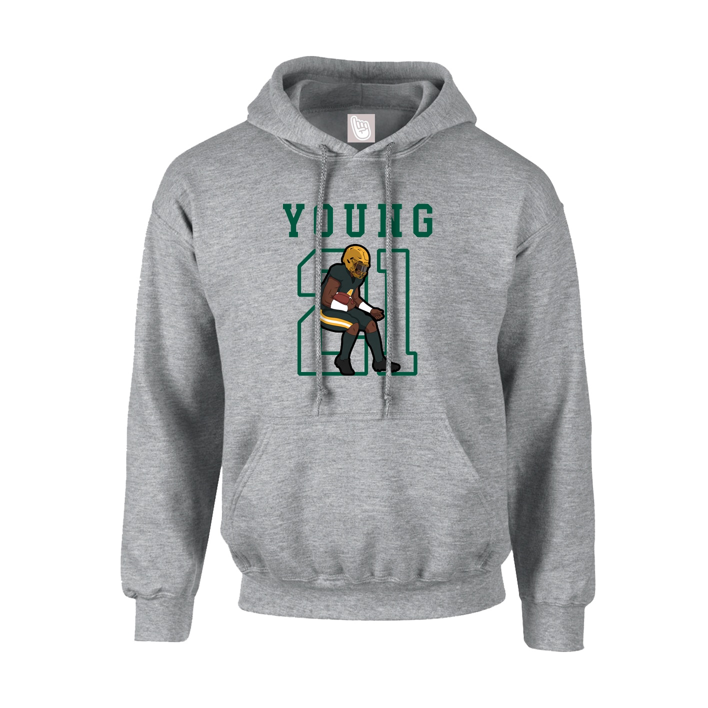 Hoodie — Shirsey in Grey