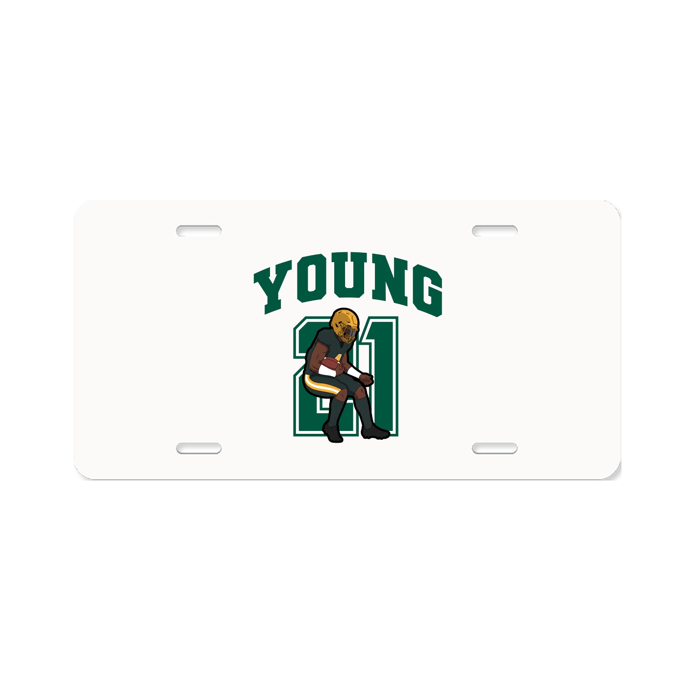 License Plate — Number in Classic