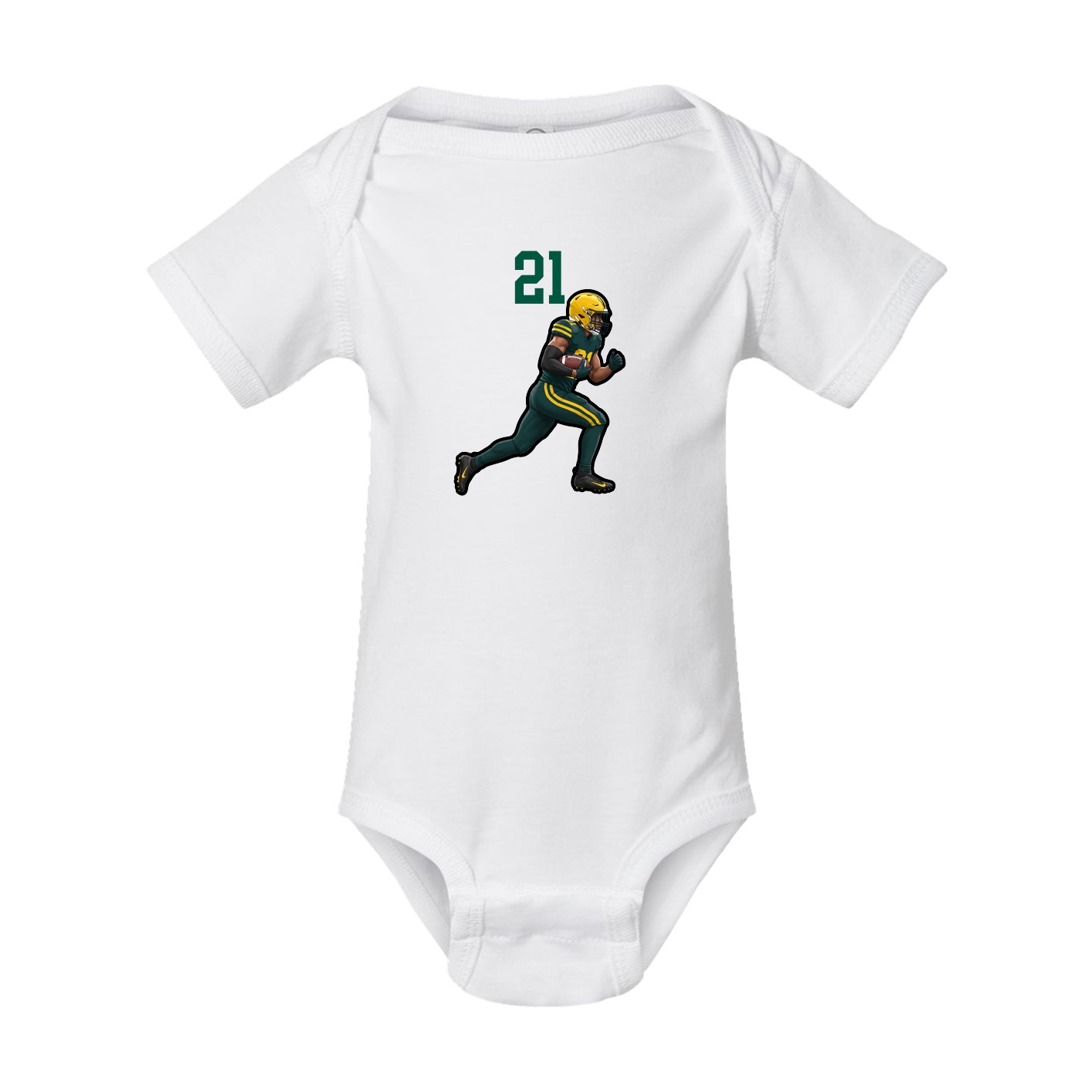 Baby Onesie — Number Top in White