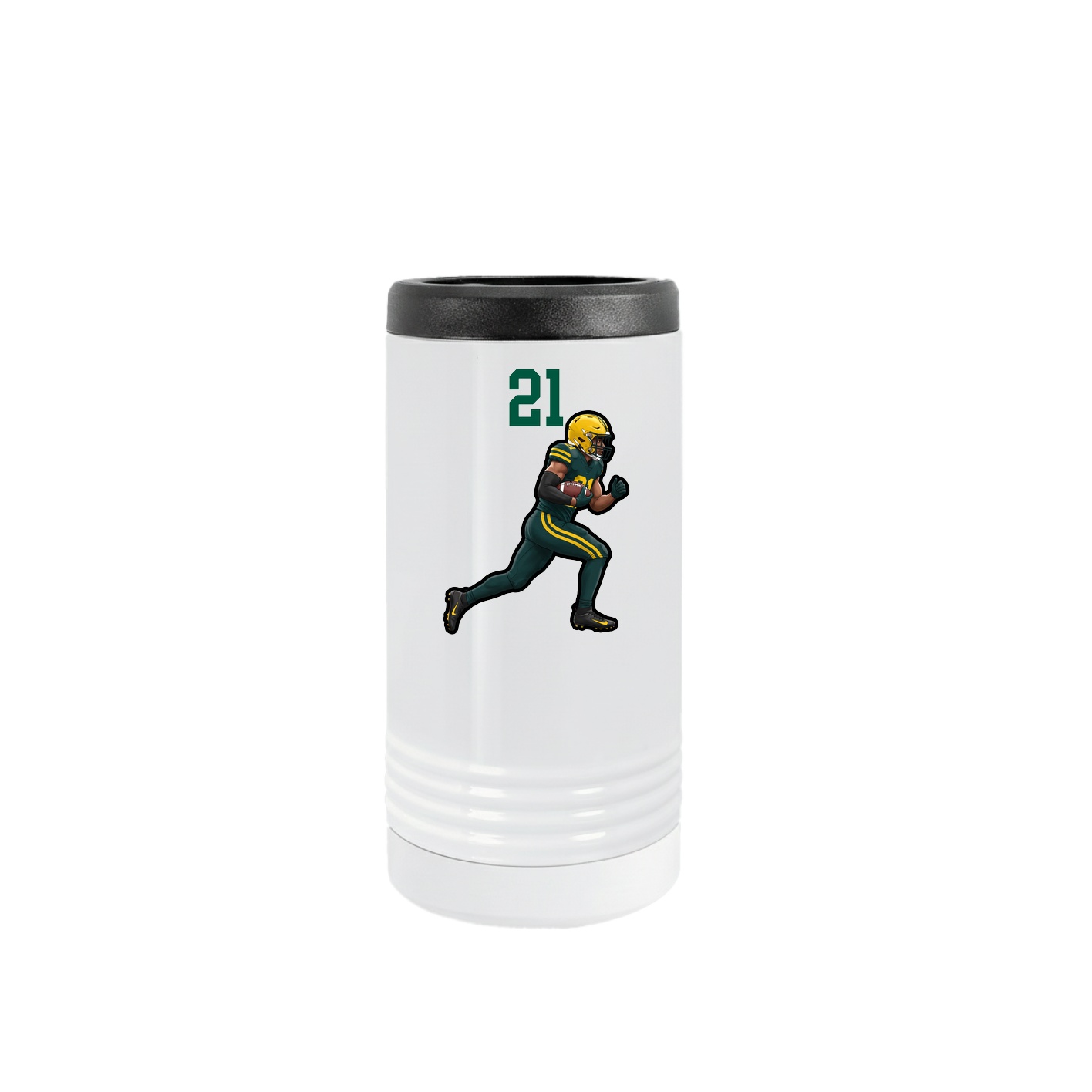 Slim Beverage Holder — Number Top in White