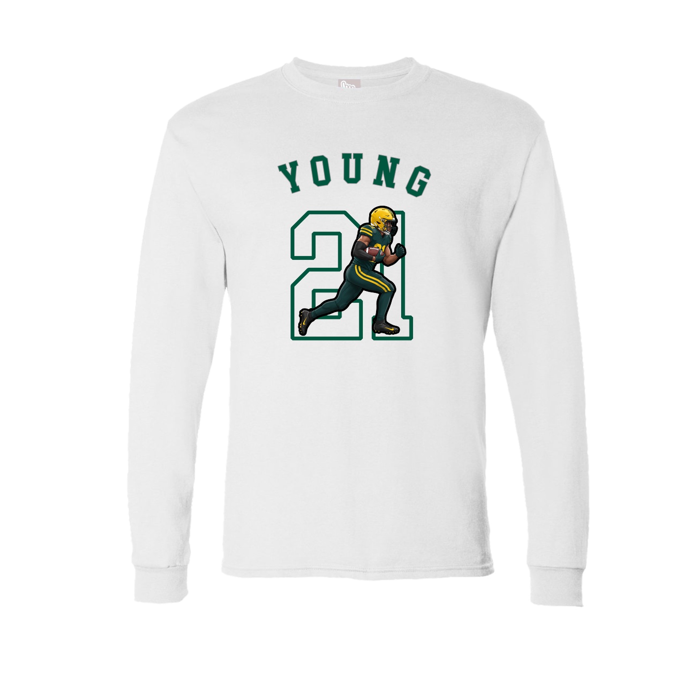Long Sleeve Tee — Shirsey Arch in White