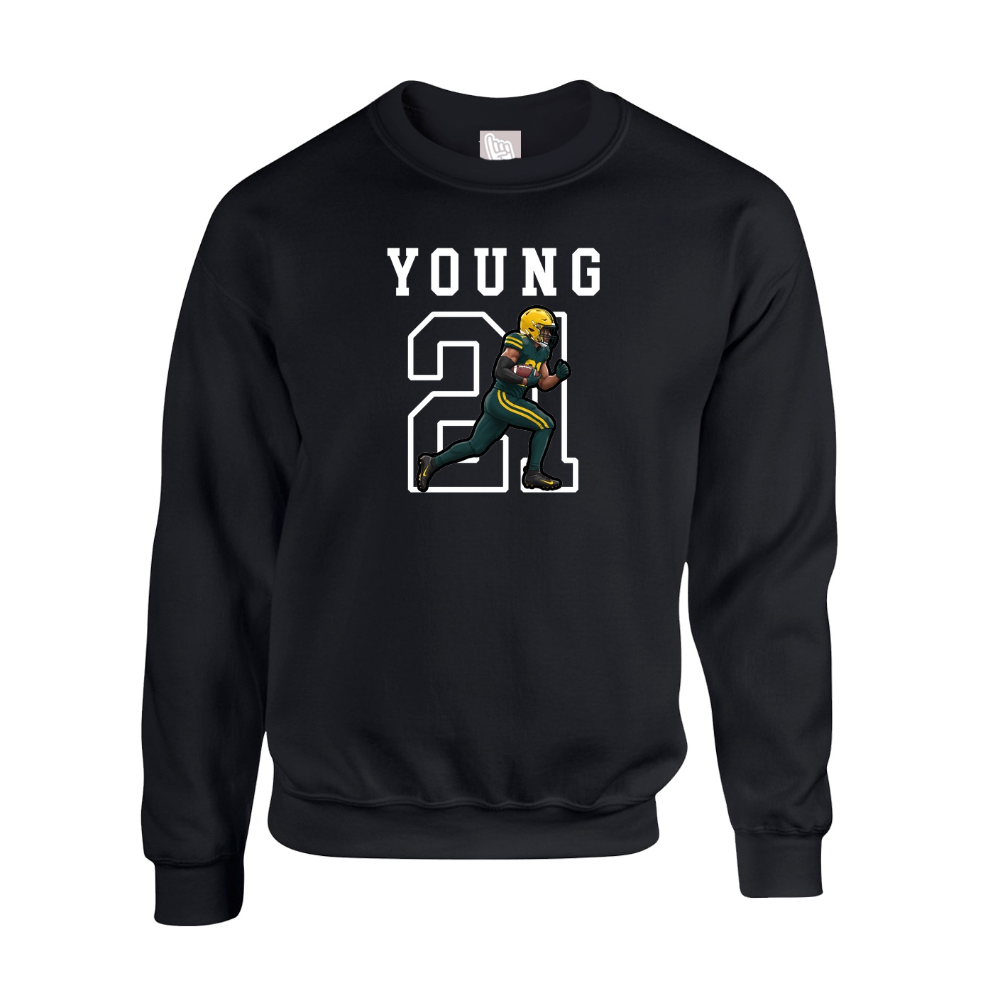Fleece Crew — Shirsey in Black