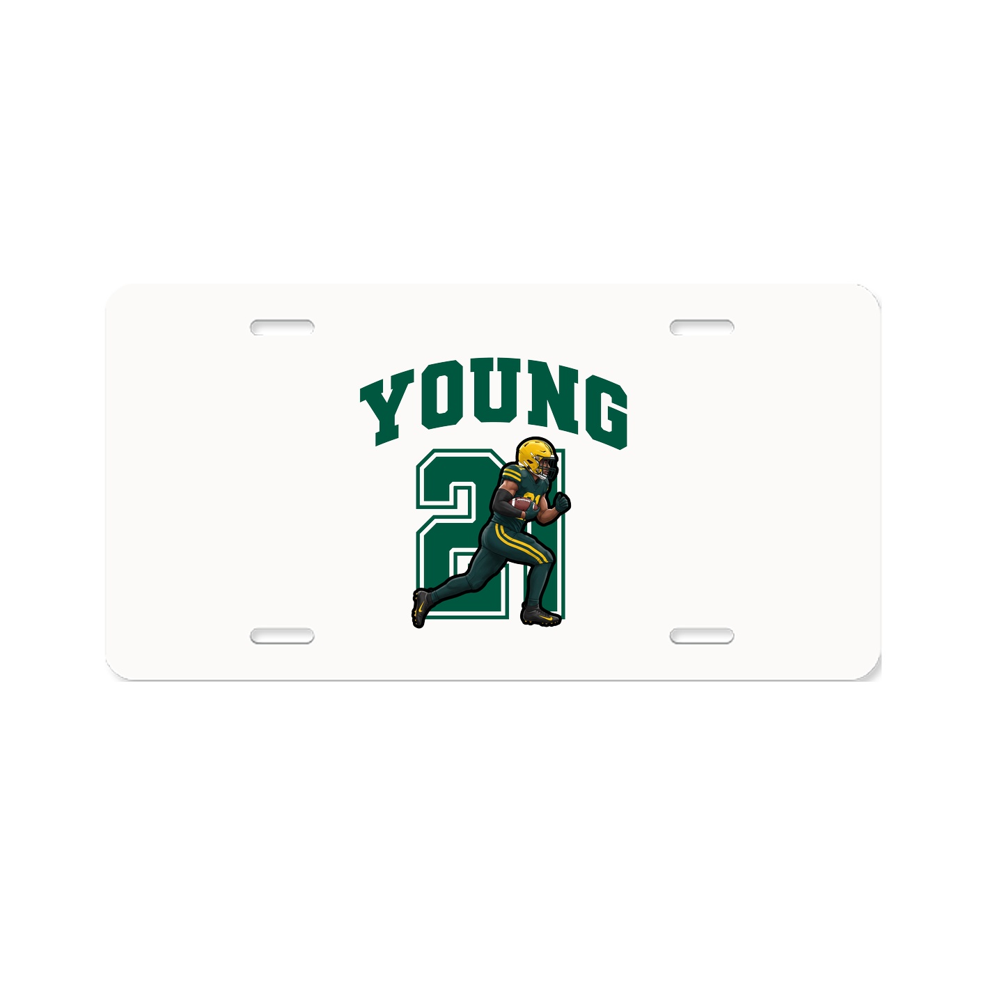 License Plate — Number in Classic