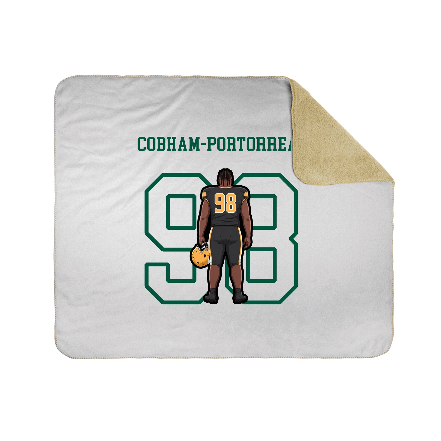 Throw Blanket — Shirsey in White