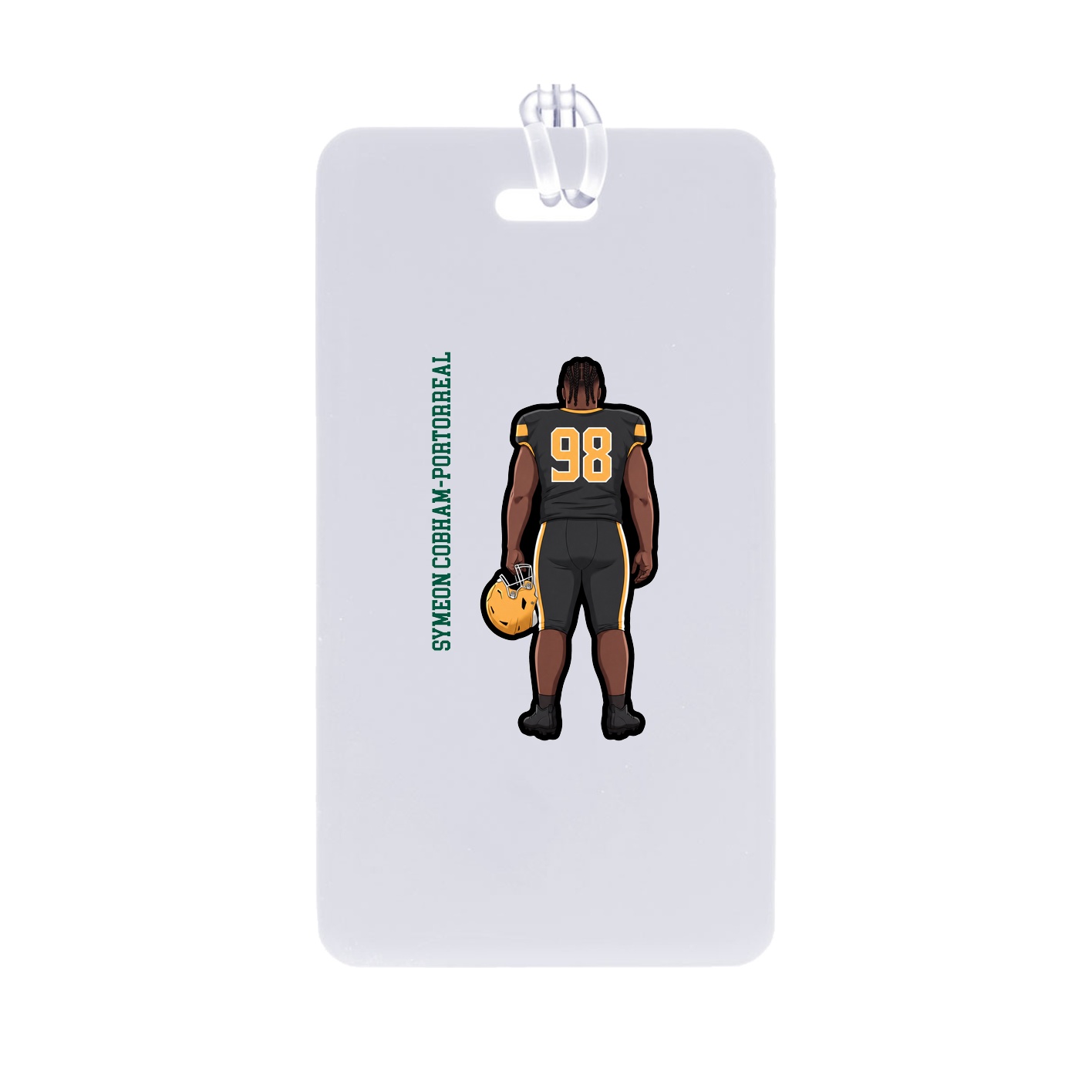 Bag Tag — Name Vertical in Classic