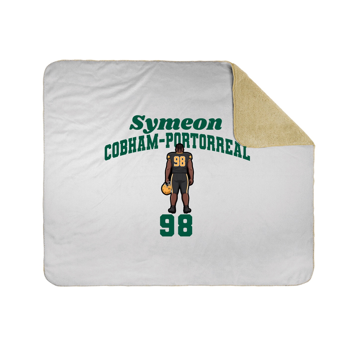 Throw Blanket — Signature Arch in White