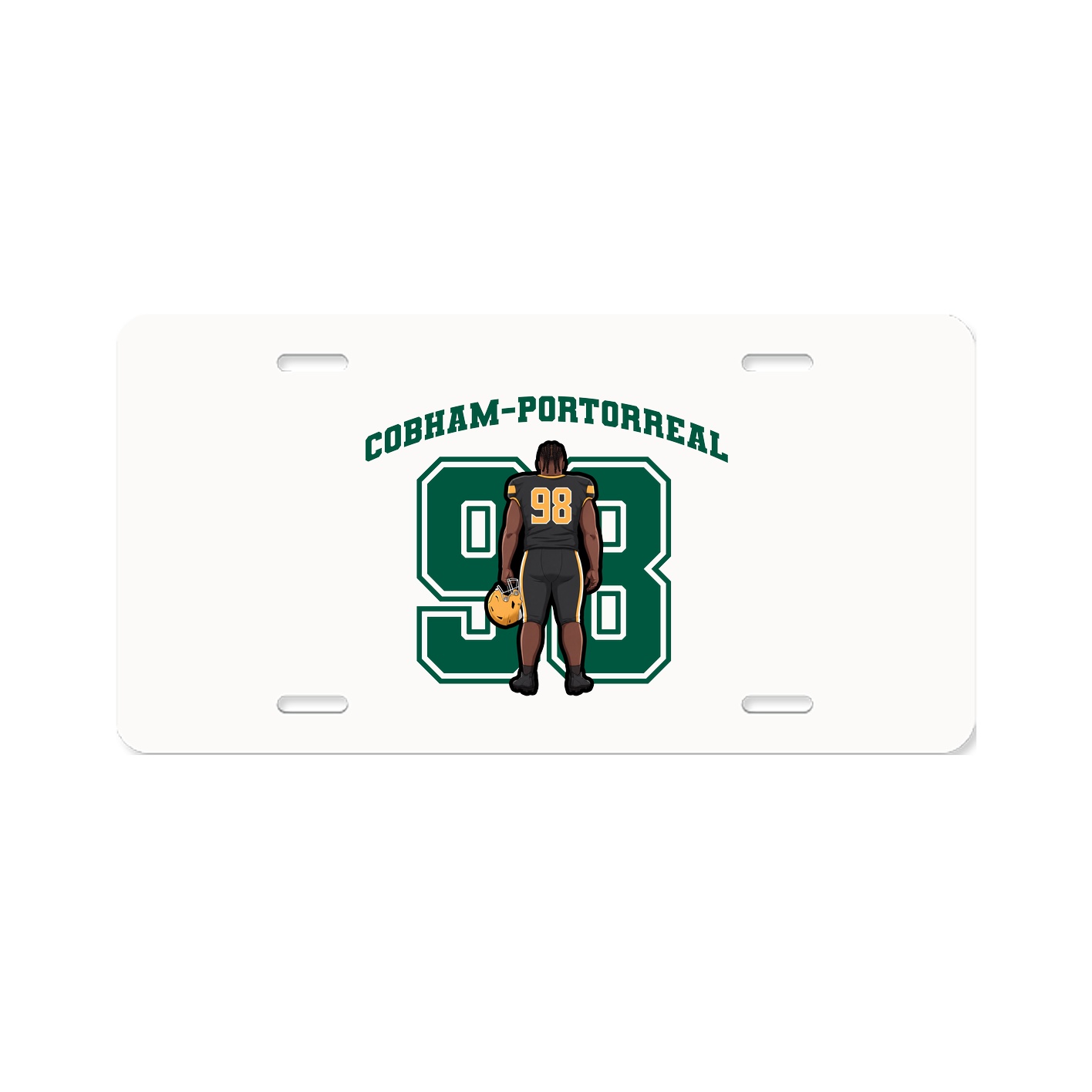 License Plate — Number in Classic