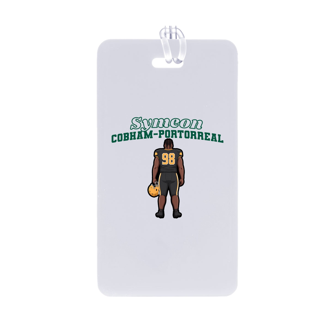Bag Tag — Name Arch in Classic