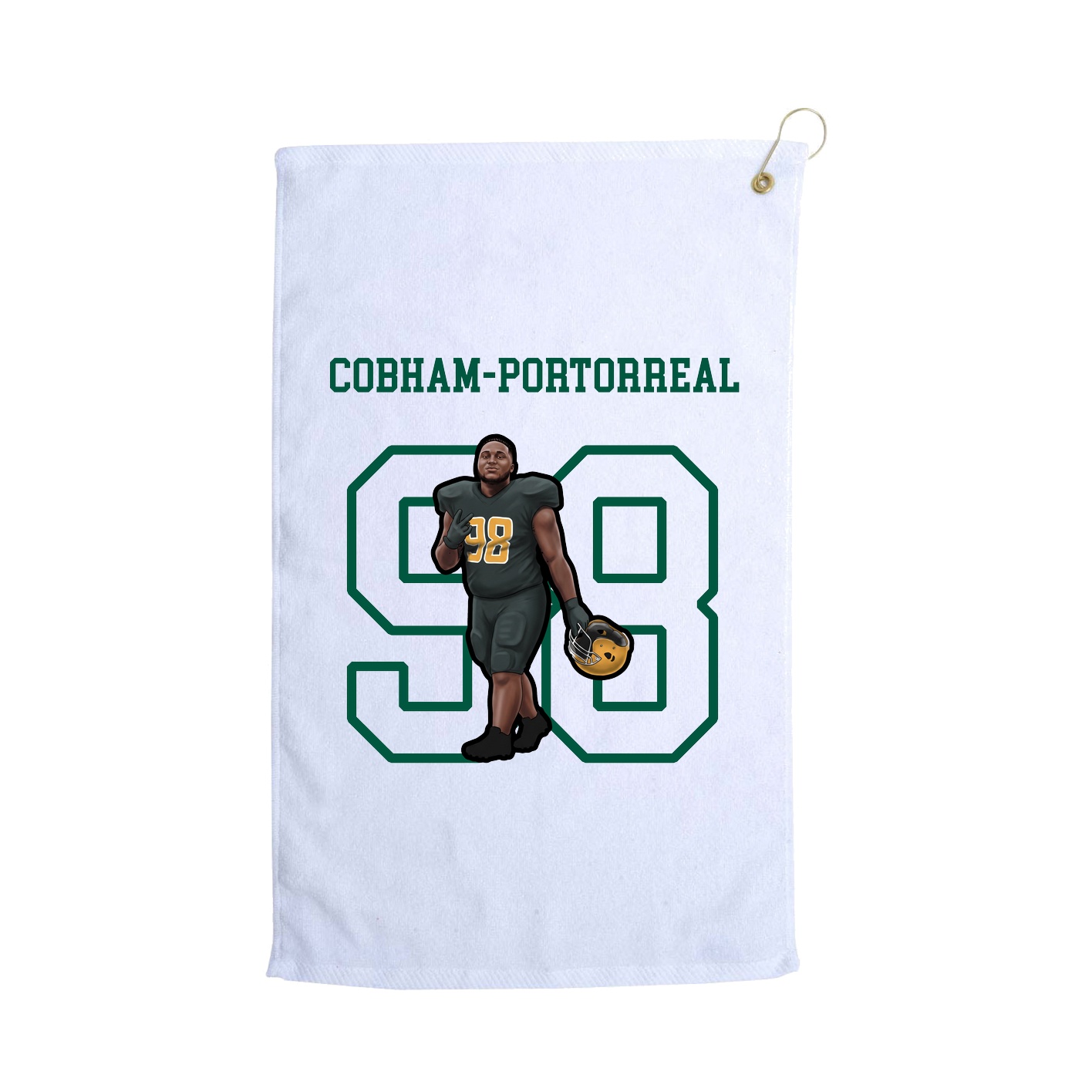 Golf Towel — Shirsey in White