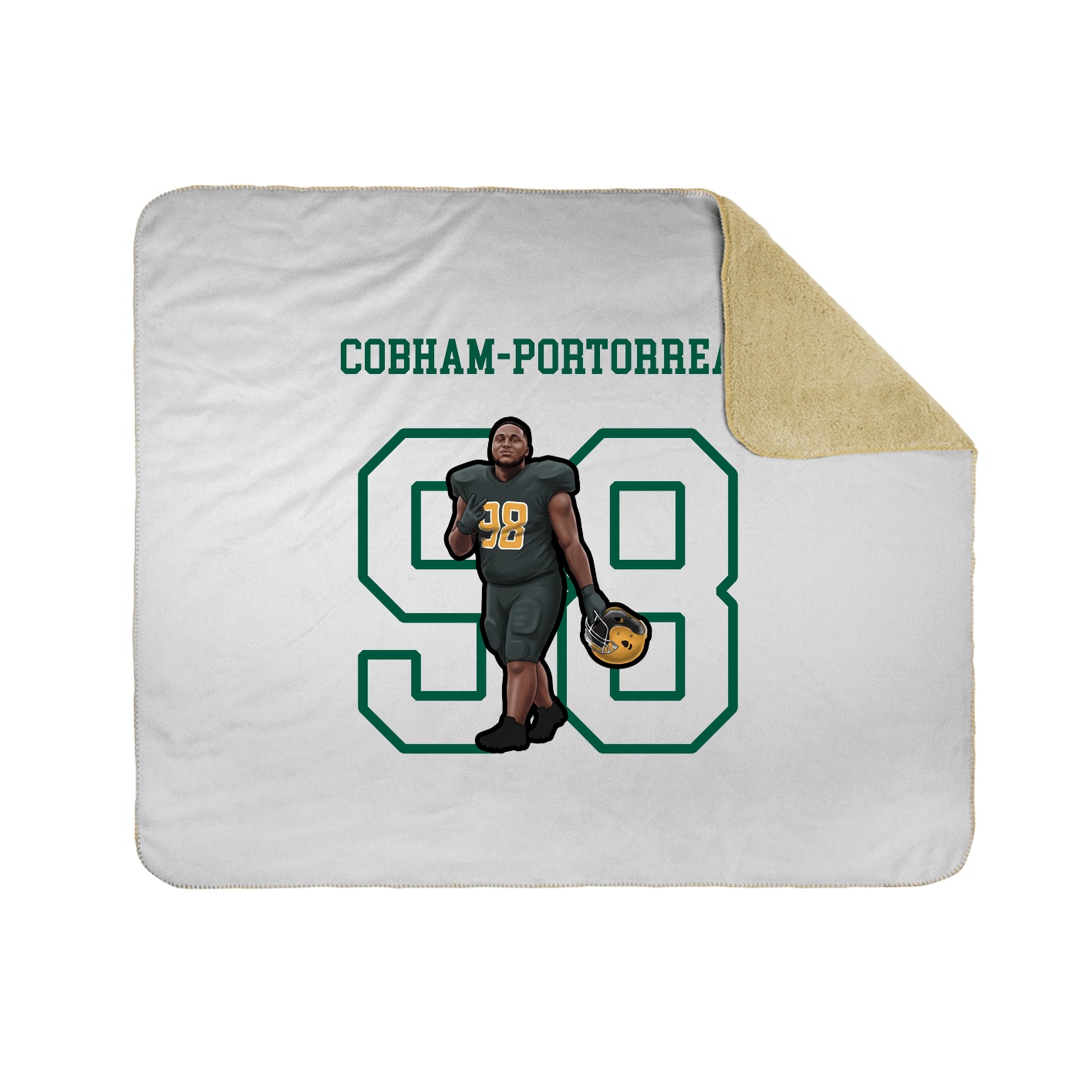 Throw Blanket — Shirsey in White