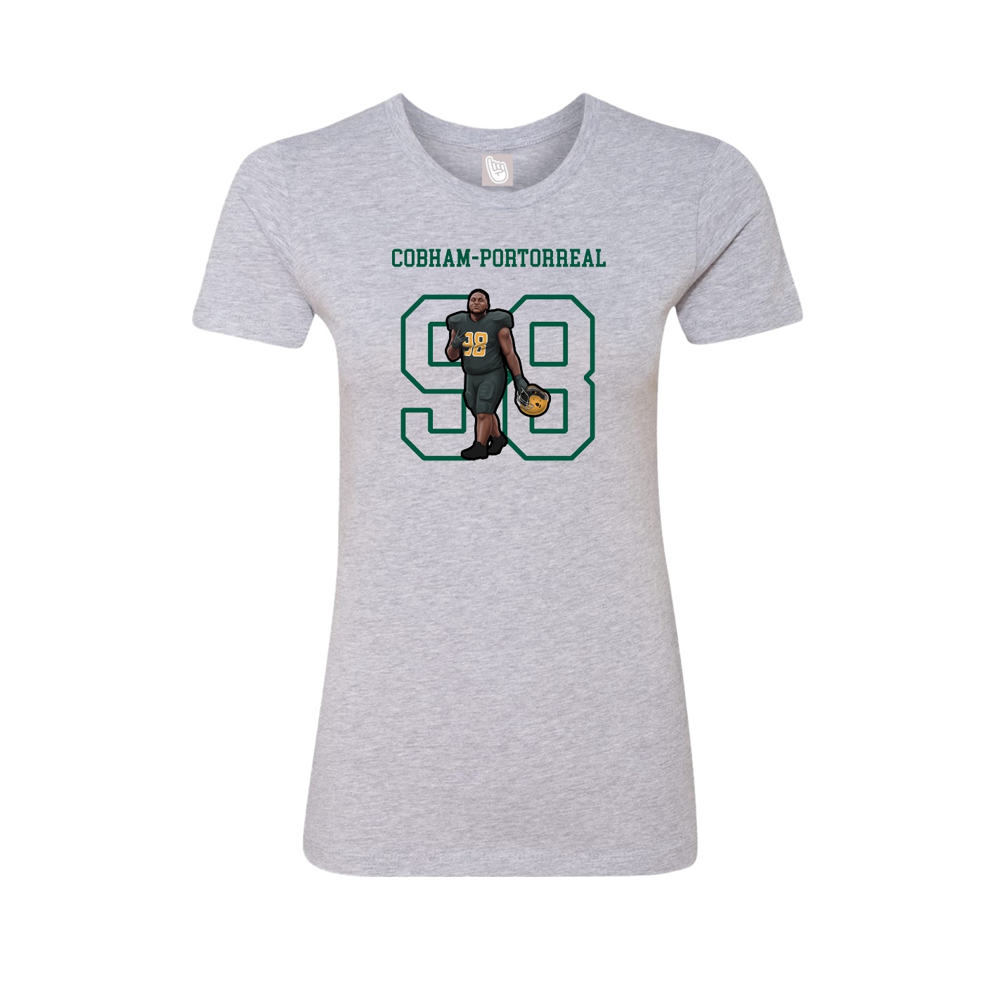 Fitted Women's Tee — Shirsey in Grey