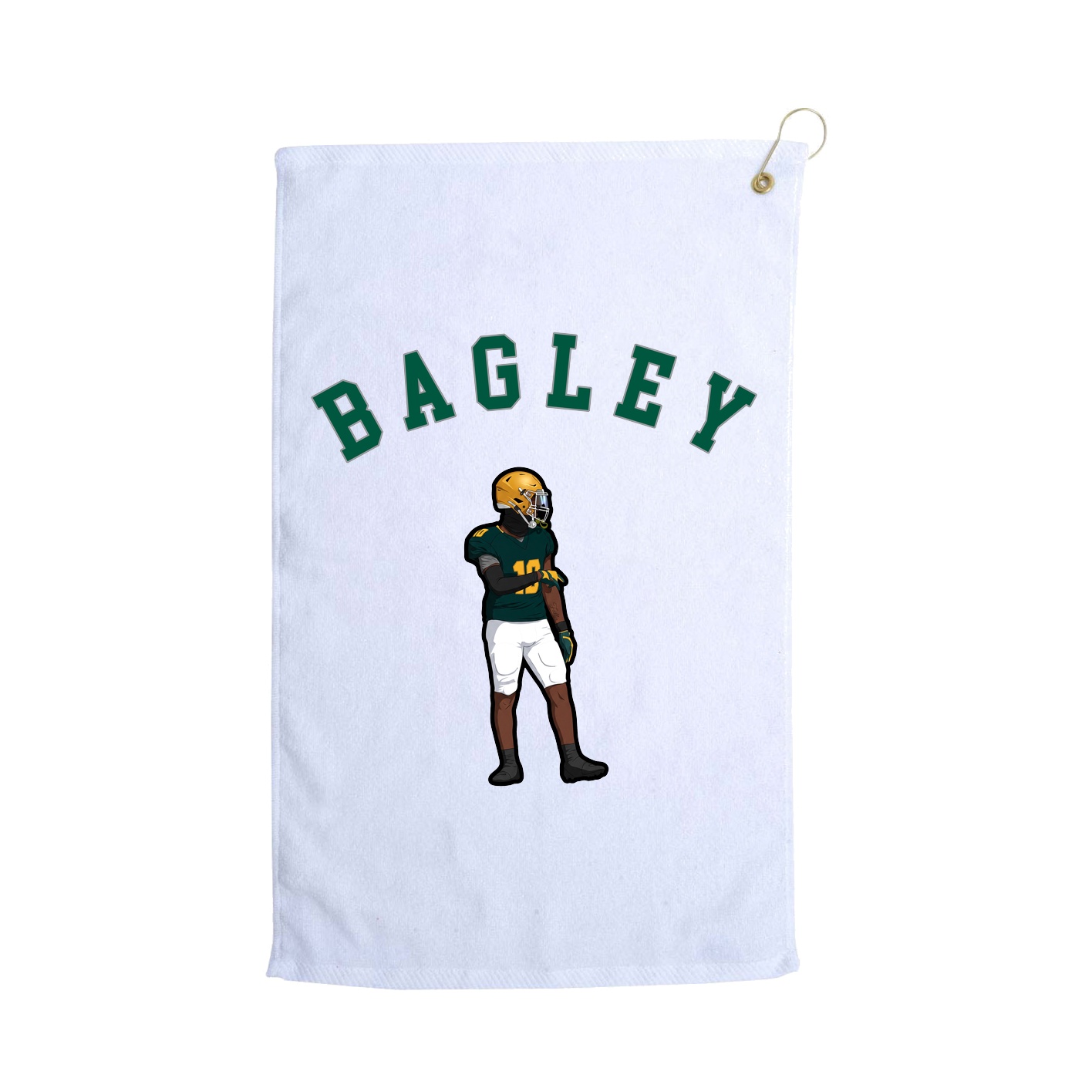 Golf Towel — Shirsey Arch in White