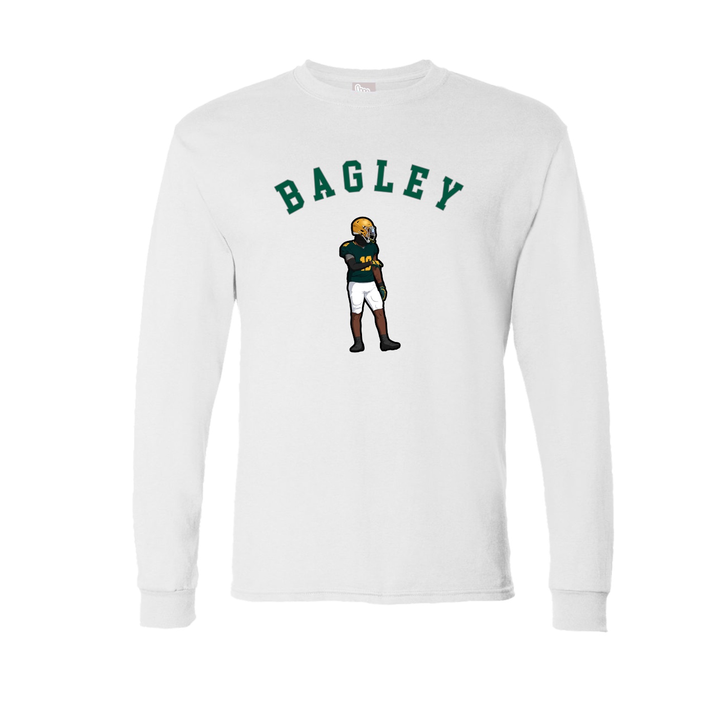 Long Sleeve Tee — Shirsey Arch in White