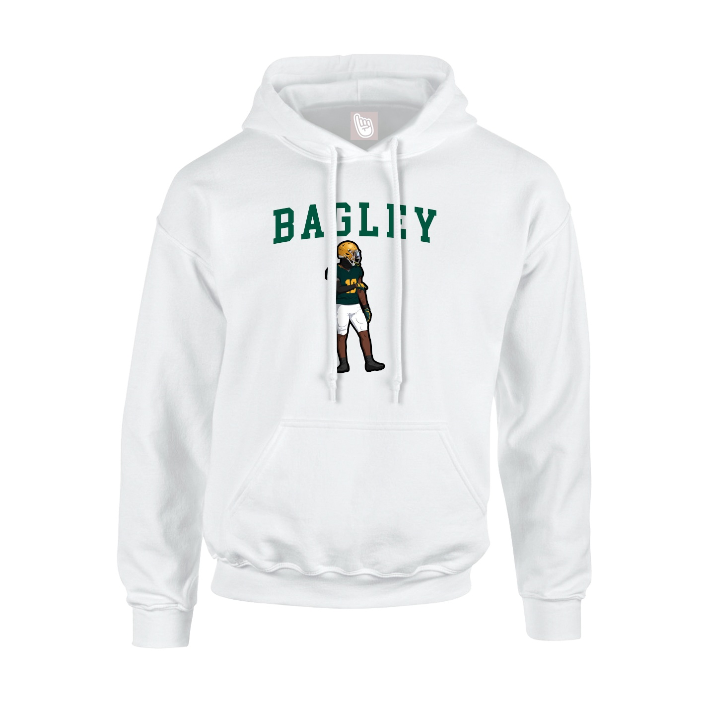Hoodie — Shirsey in White