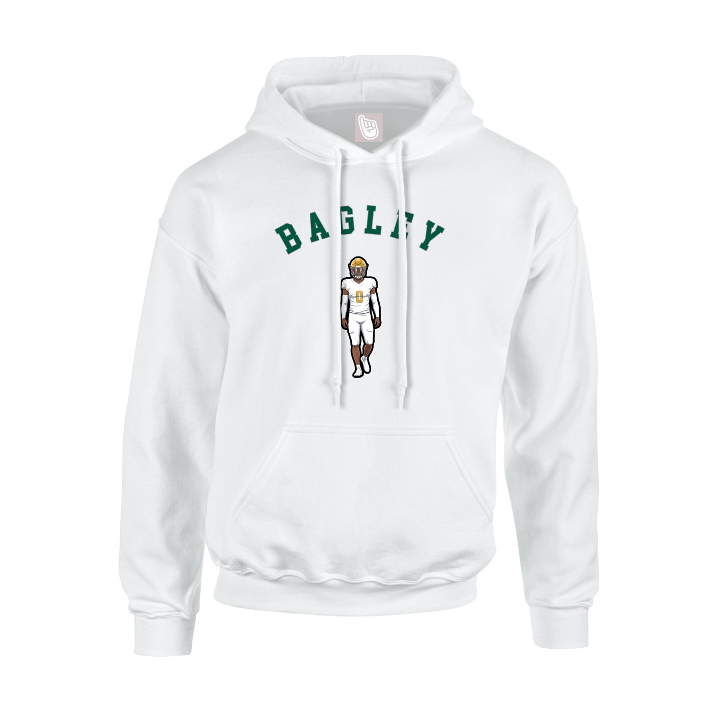 Hoodie — Shirsey Arch in White