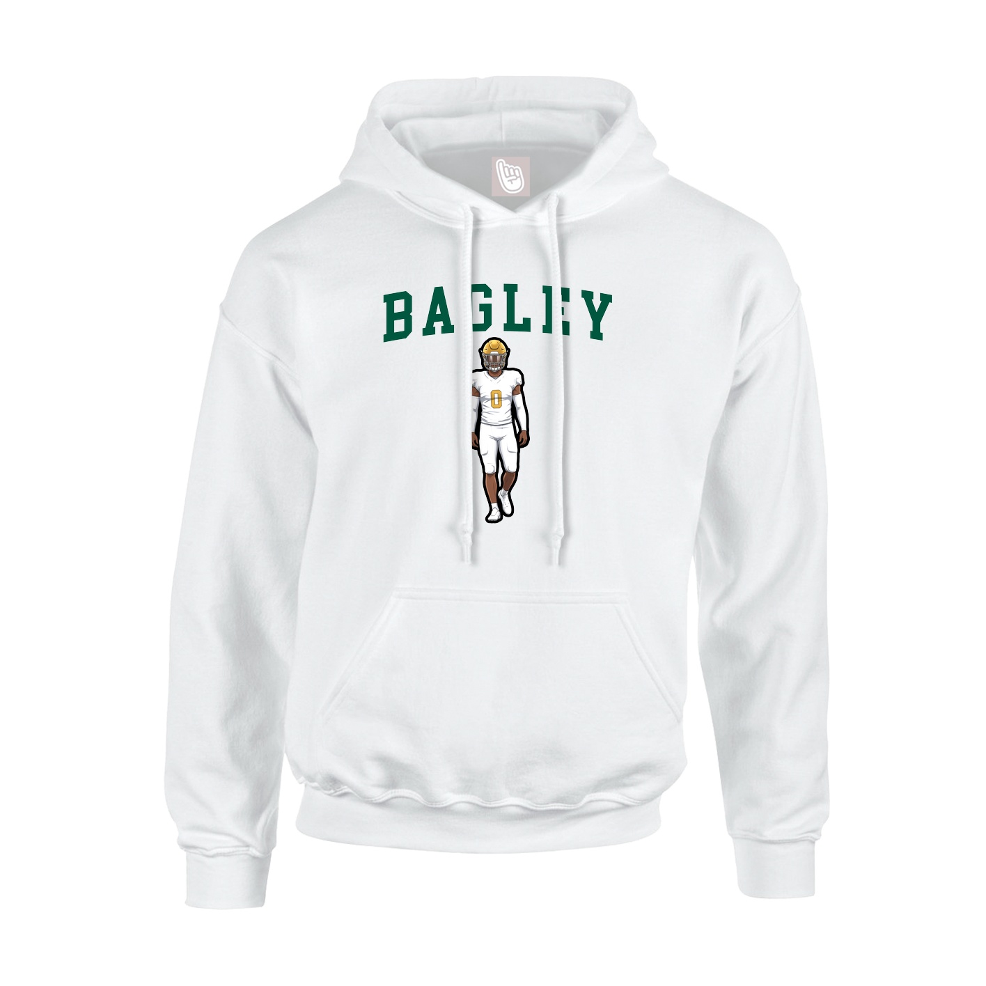 Youth Hoodie — Shirsey in White