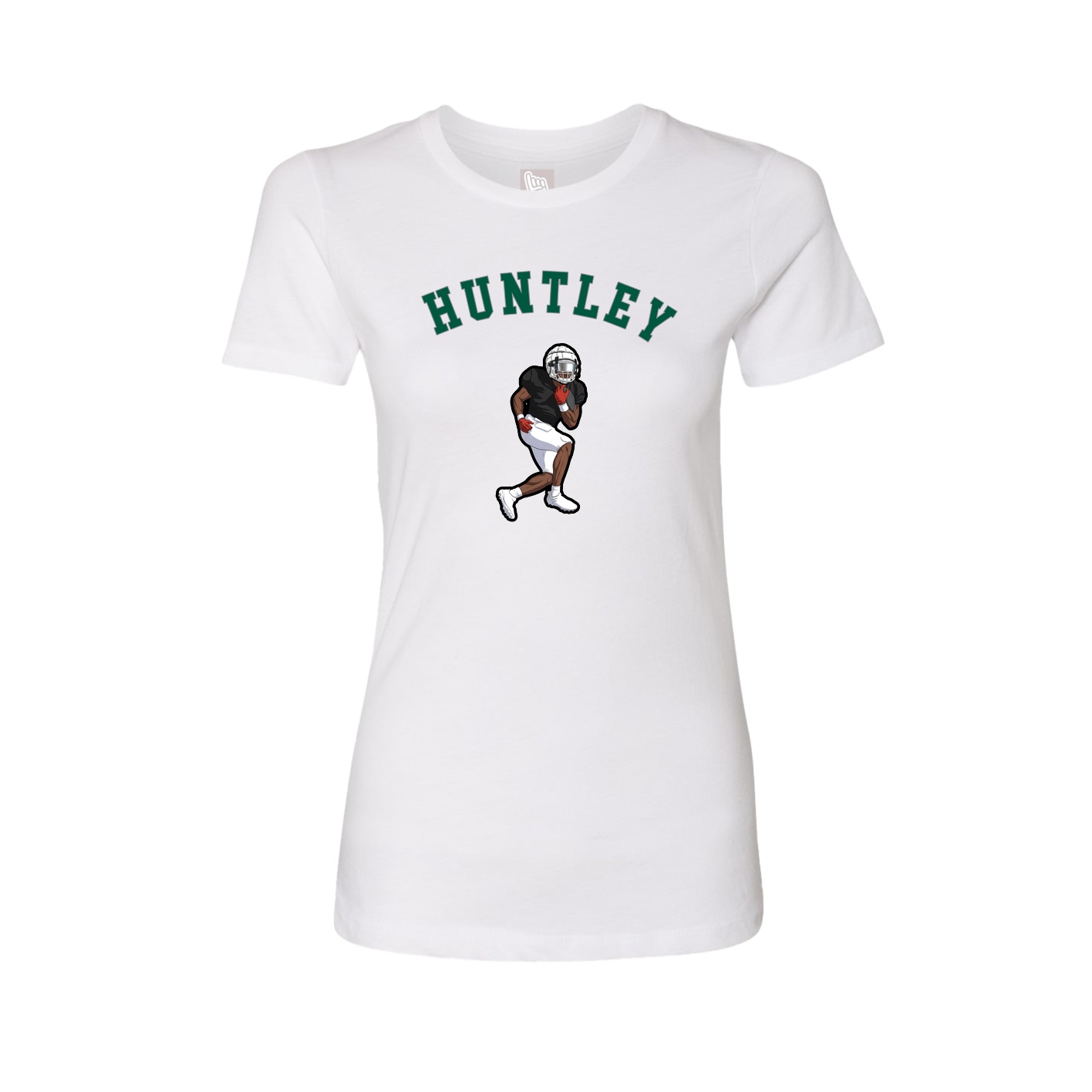 Fitted Women's Tee — Shirsey Arch in White