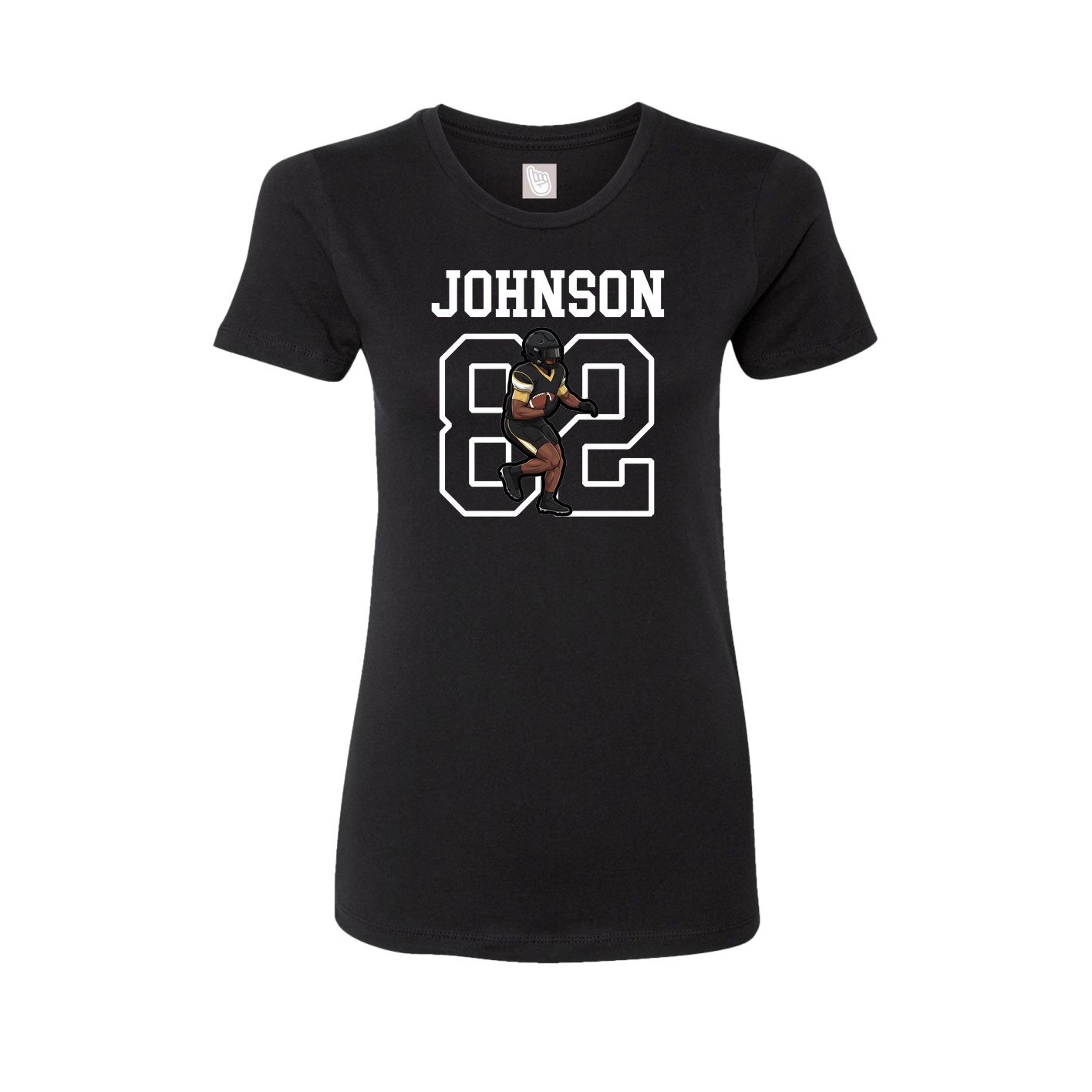 Fitted Women's Tee — Shirsey in Black