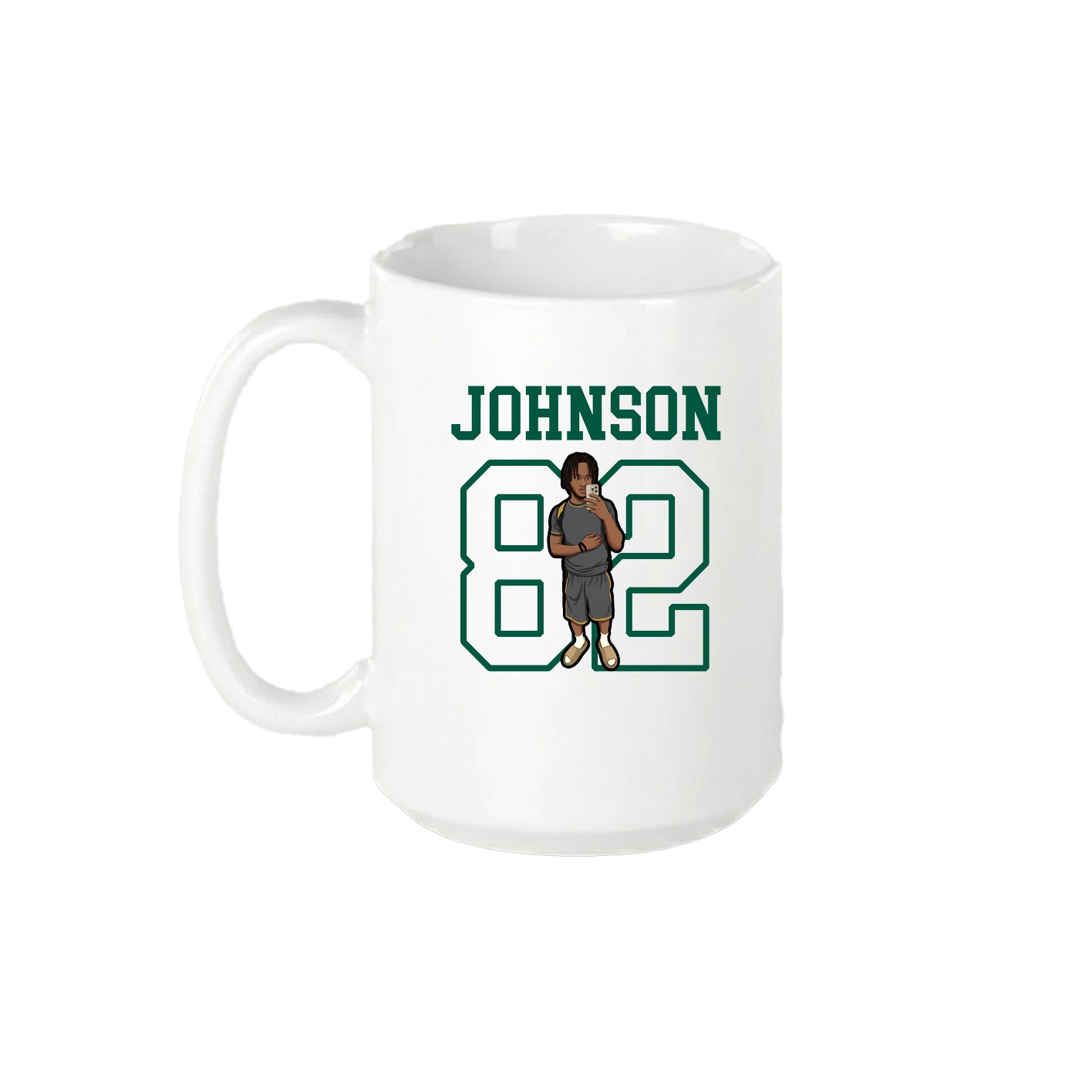 15oz Coffee Mug — Shirsey in White