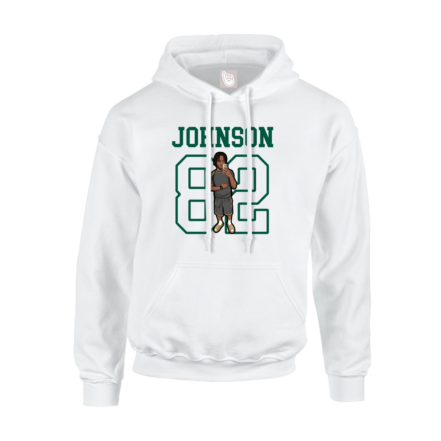 Youth Hoodie — Shirsey in White