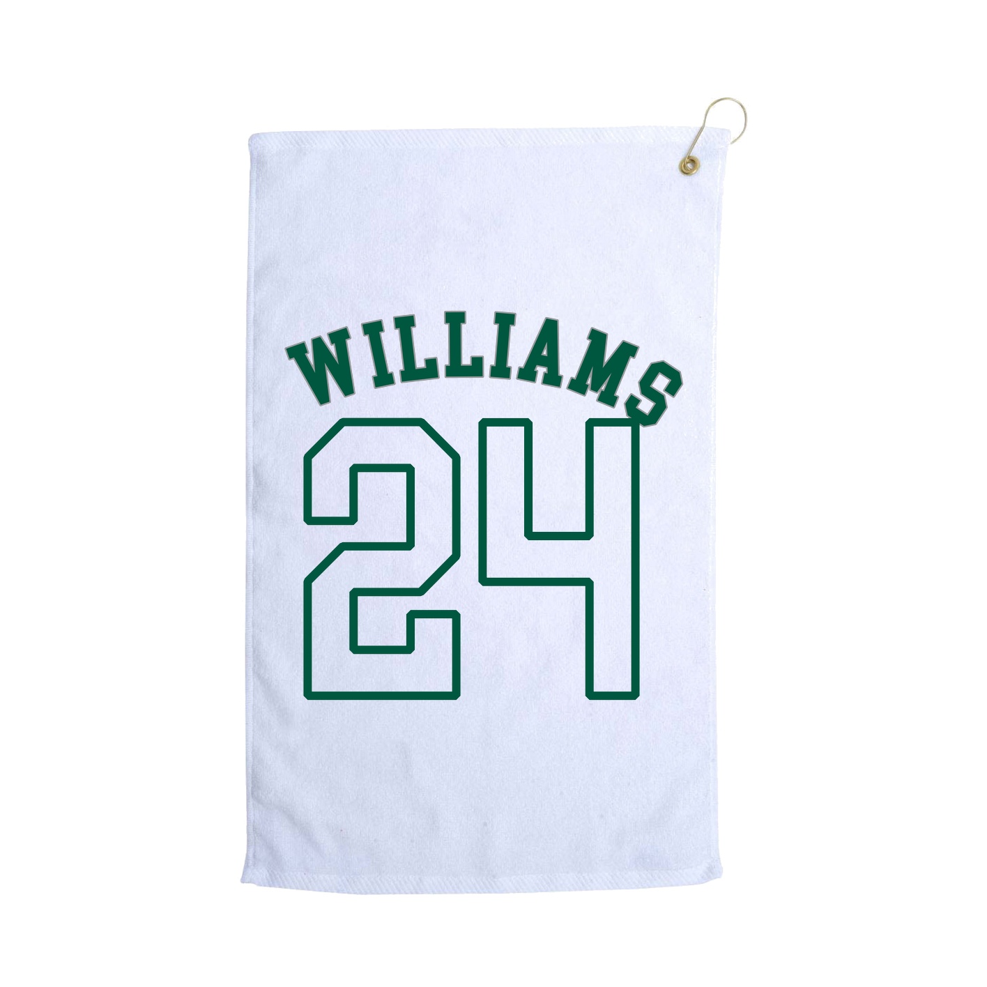 Golf Towel — Shirsey Arch in White