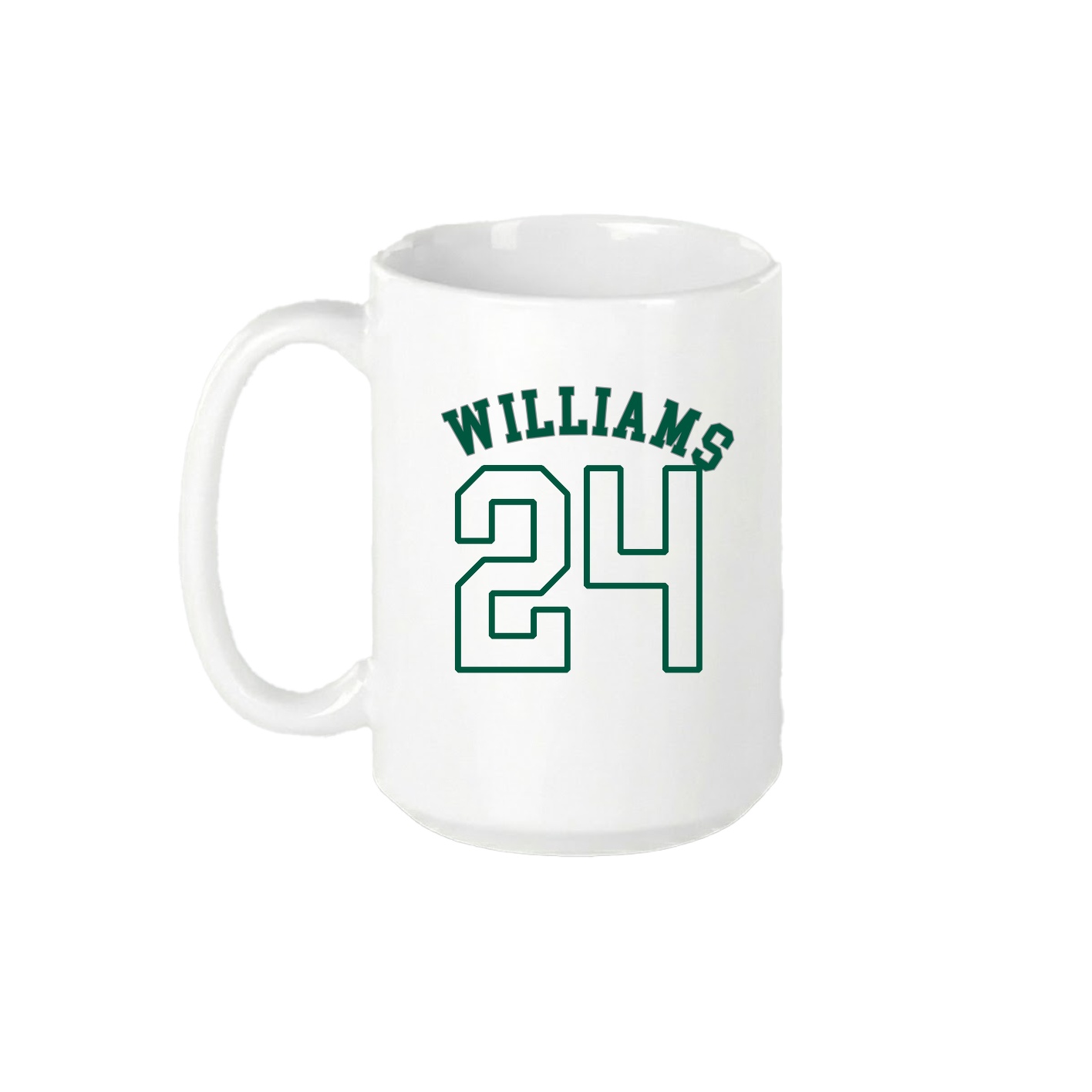15oz Coffee Mug — Shirsey Arch in White
