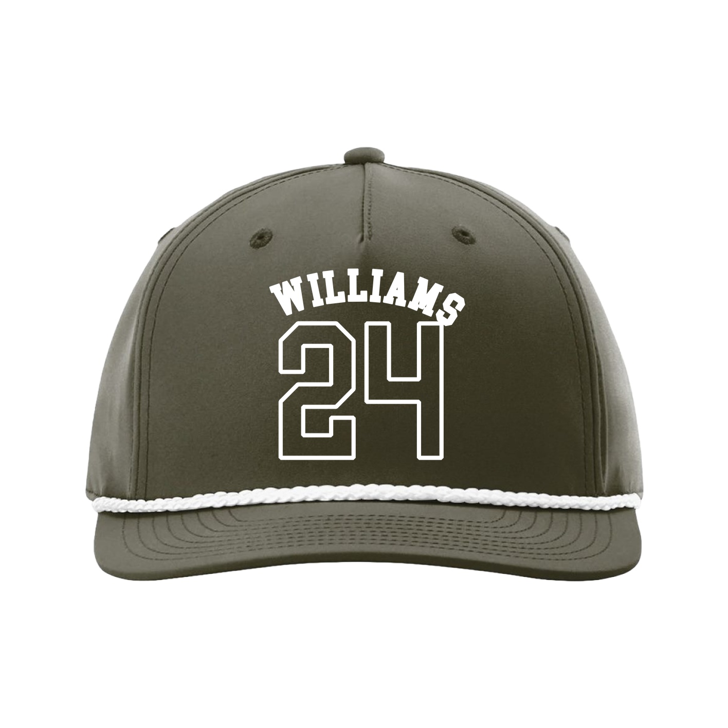 Five-Panel Classic Rope Cap — Shirsey Arch in Green
