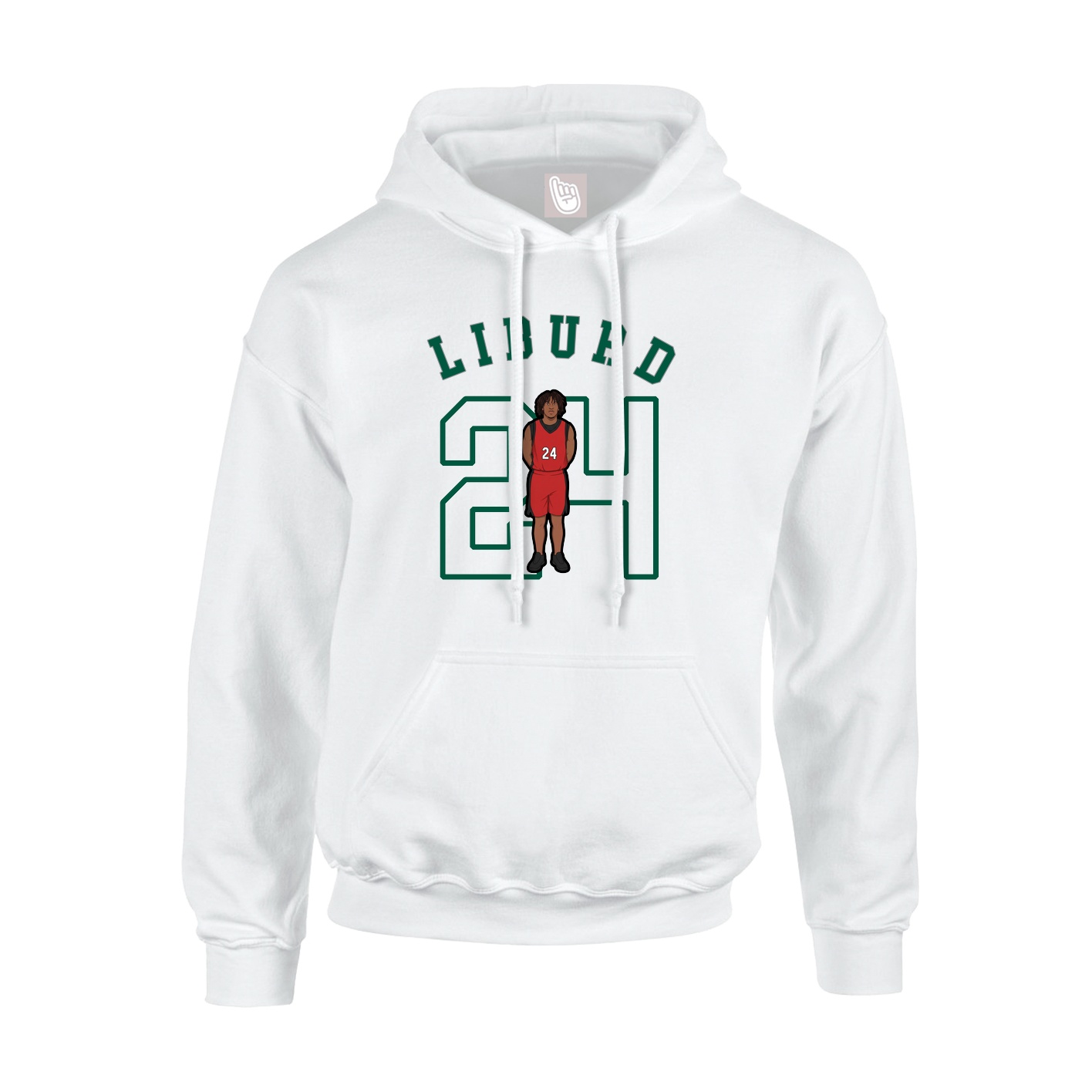 Youth Hoodie — Shirsey Arch in White