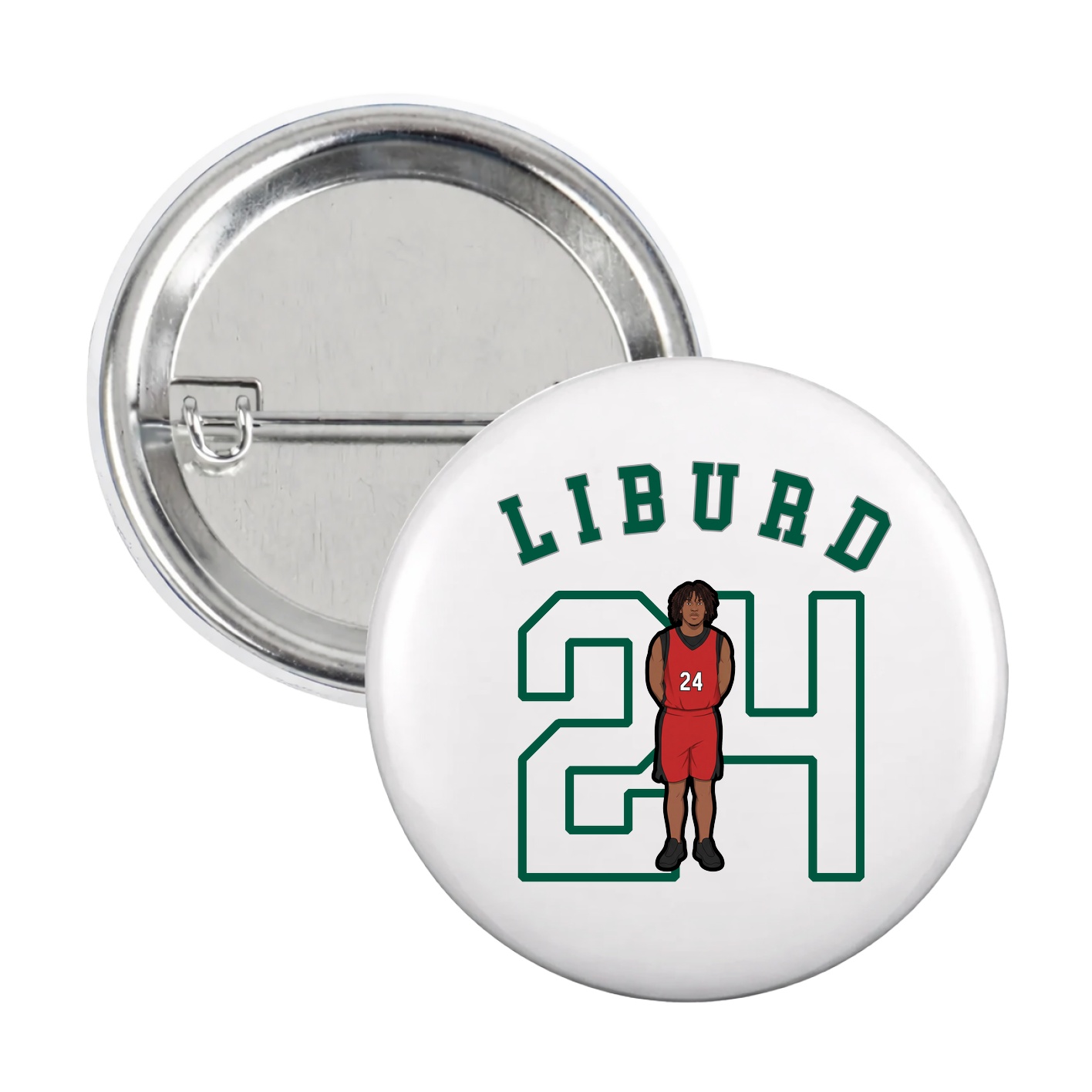 Game Day Button — Shirsey Arch in White