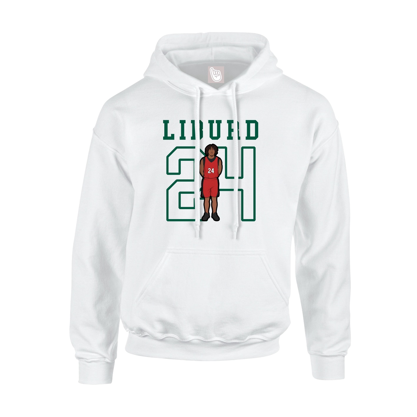 Hoodie — Shirsey in White
