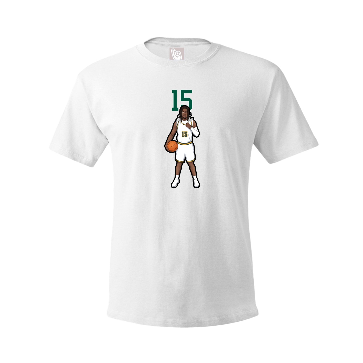Tee — Number Top in White