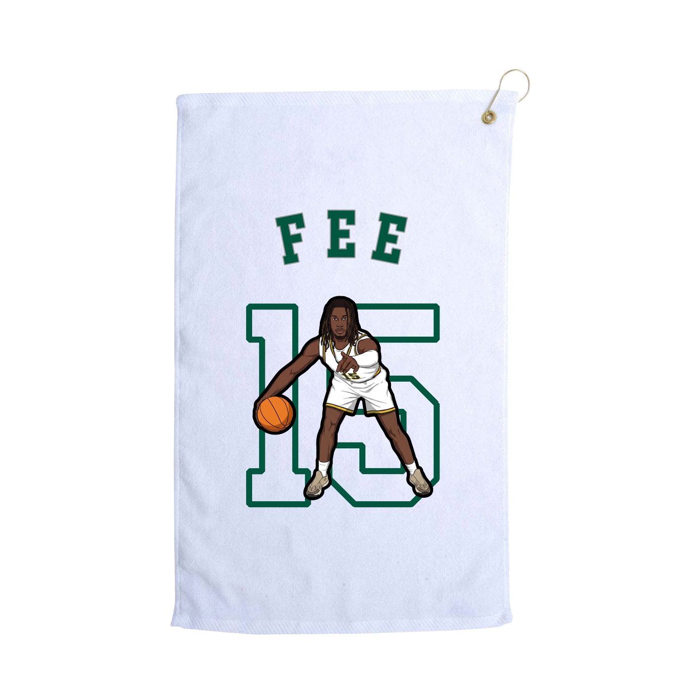 Golf Towel — Shirsey Arch in White